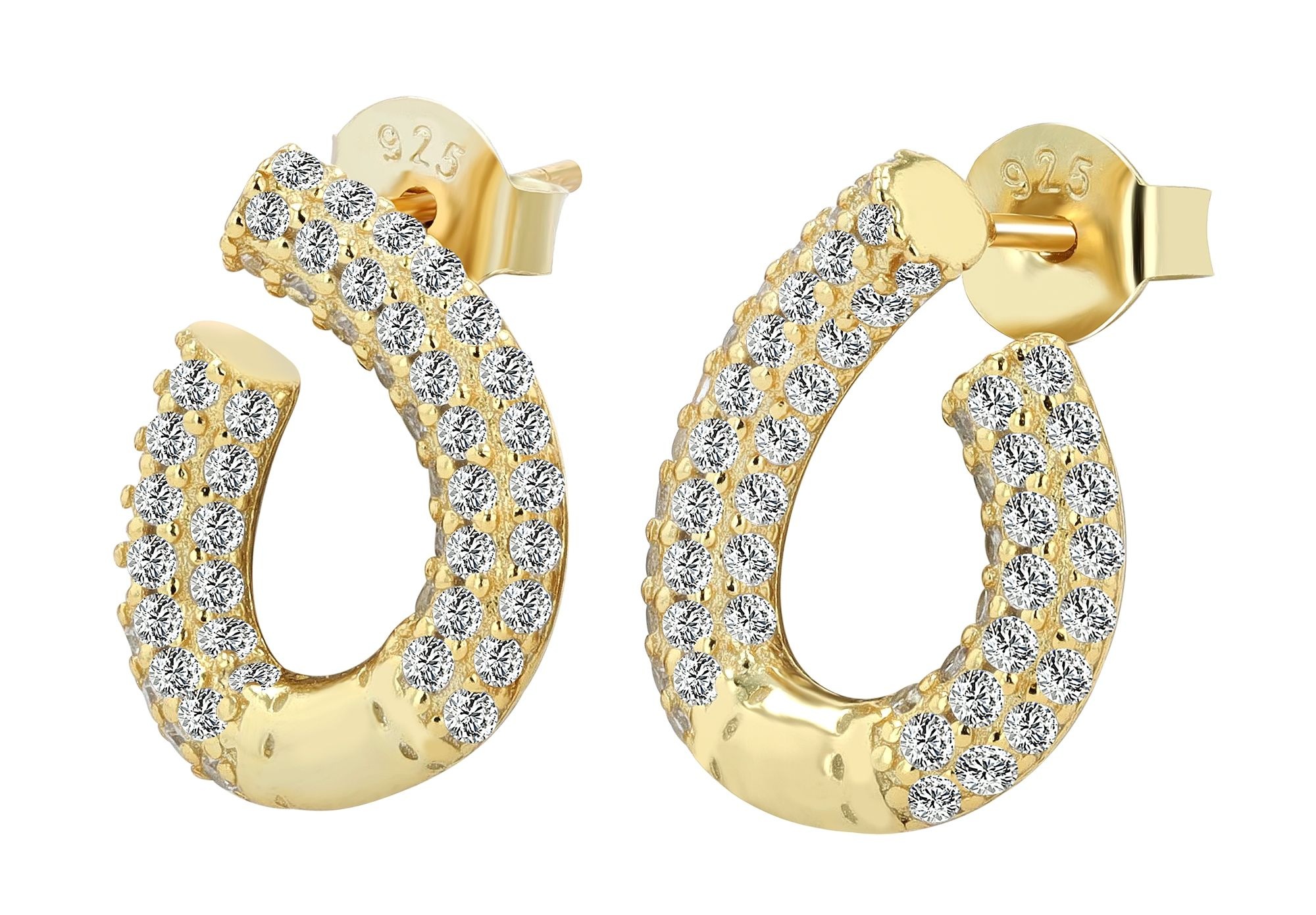 Adelia´s Paar Ohrstecker »Damen Ohrringe ¿ Ohrstecker aus 925 Silber«