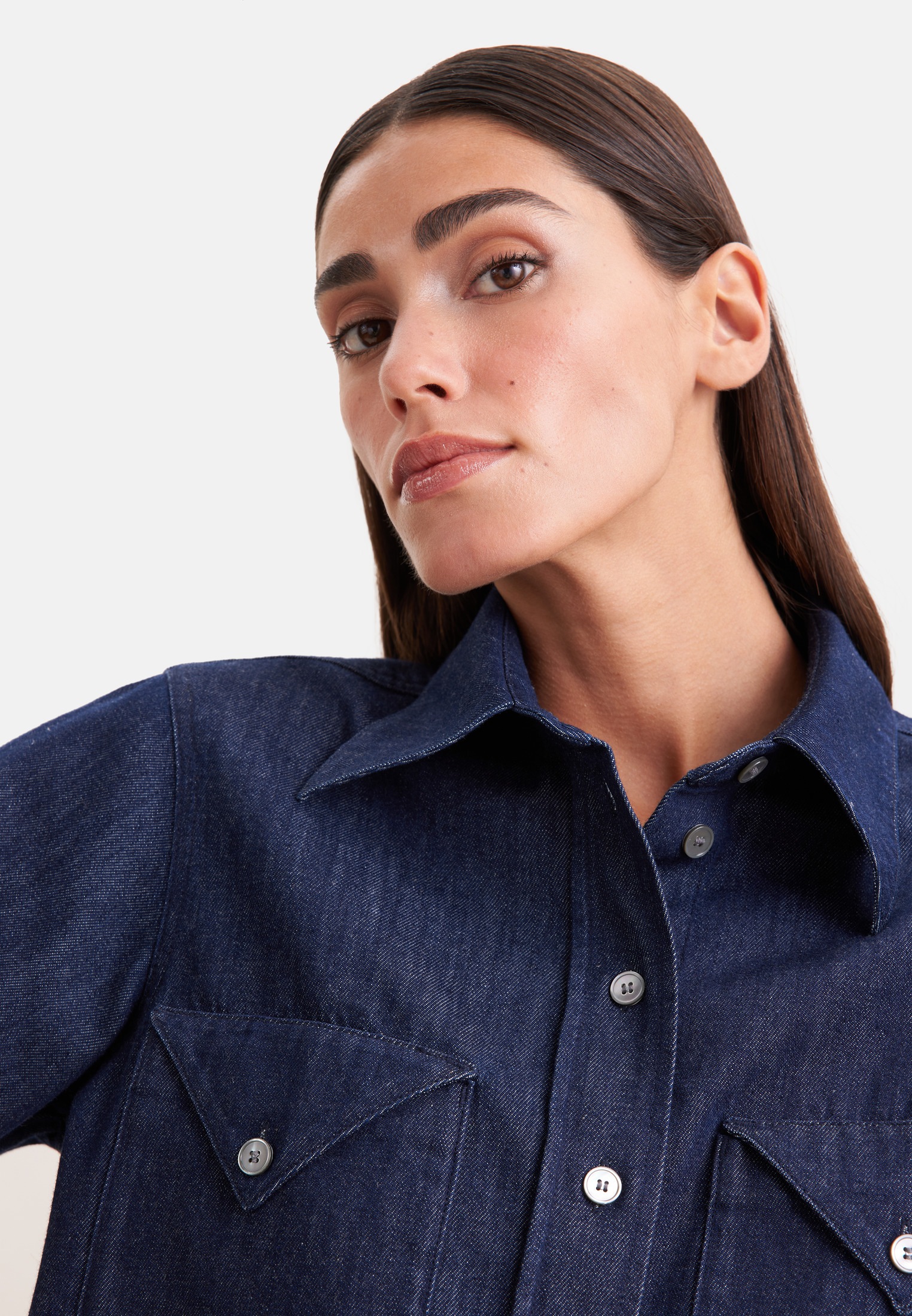 seidensticker Hemdbluse 1/1 Denim