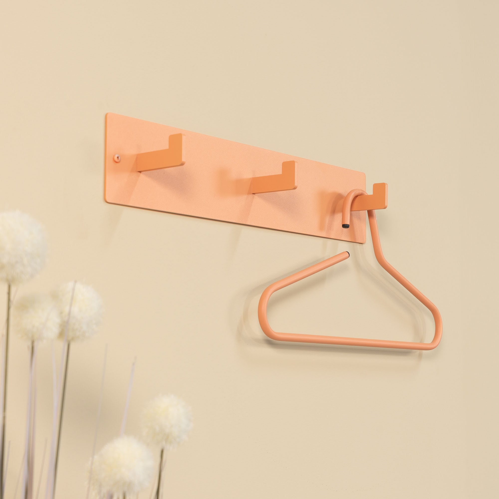 Spinder Design Garderobenhaken Metall, Zeitloses Design, 3 Haken, Breite 50 cm