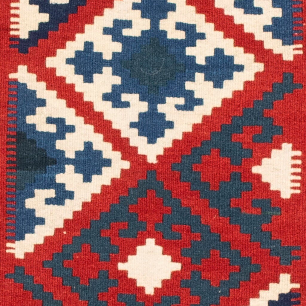 morgenland Wollteppich »Kelim - Oriental quadratisch - 102 x 102 cm - rot«, quadratisch