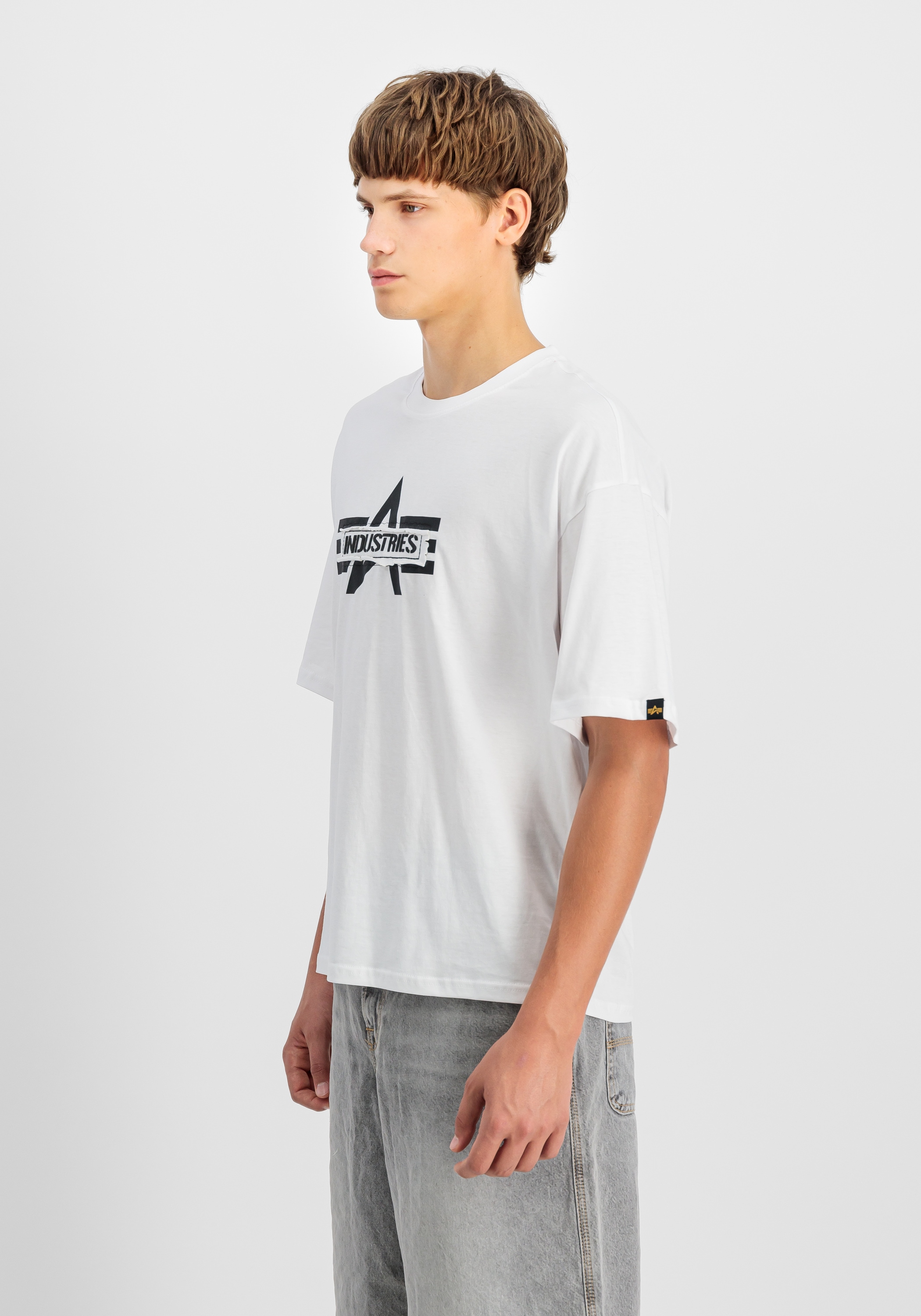 Alpha Industries T-Shirt »Alpha Industries Men - T-Shirts Logo Edge T-Shirt«