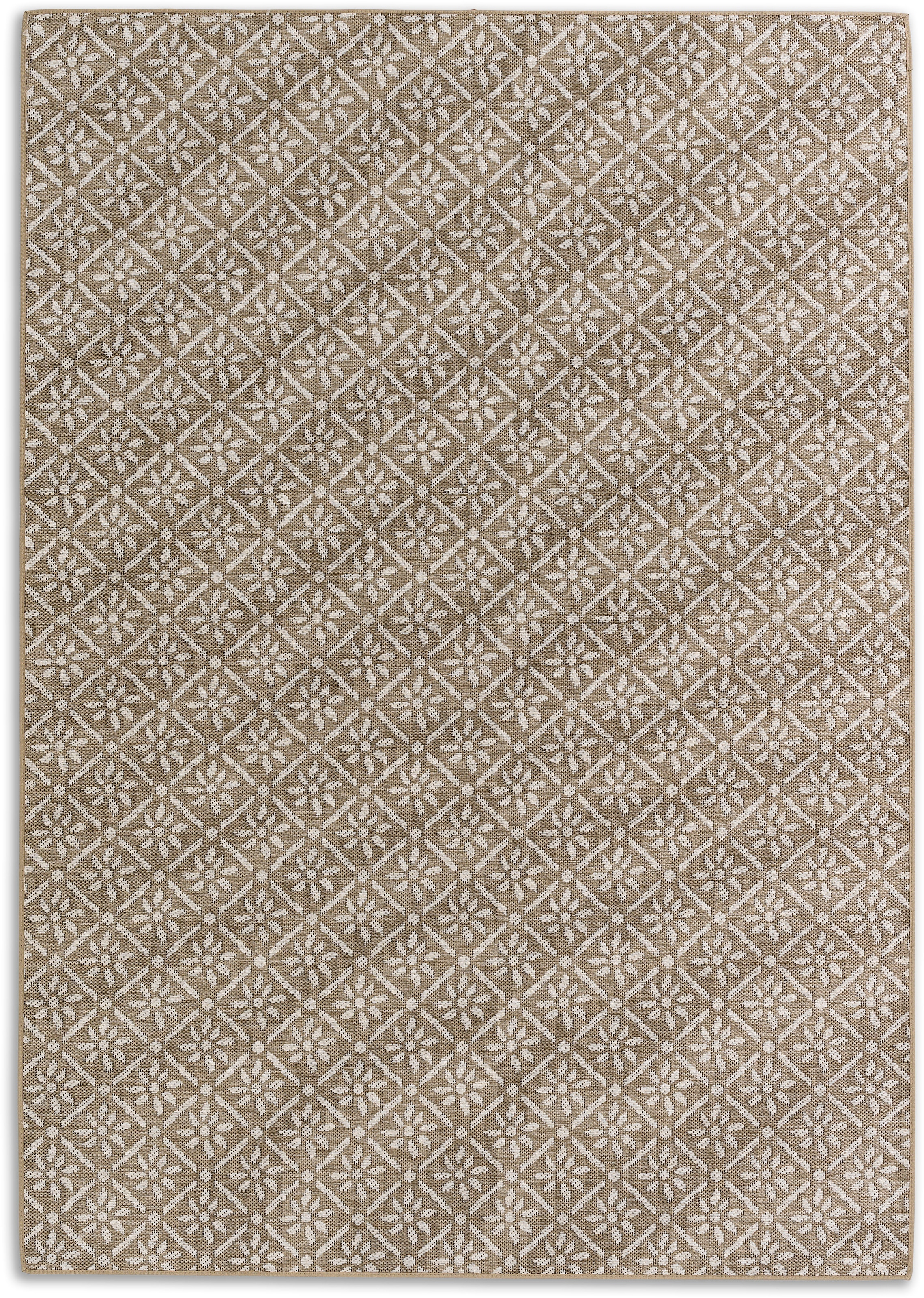 SCHÖNER WOHNEN-Kollektion Teppich »Parkland 6351 221«, rechteckig, 5 mm Höhe, In- und Outdoor geeignet, eleganter Flachflorteppich