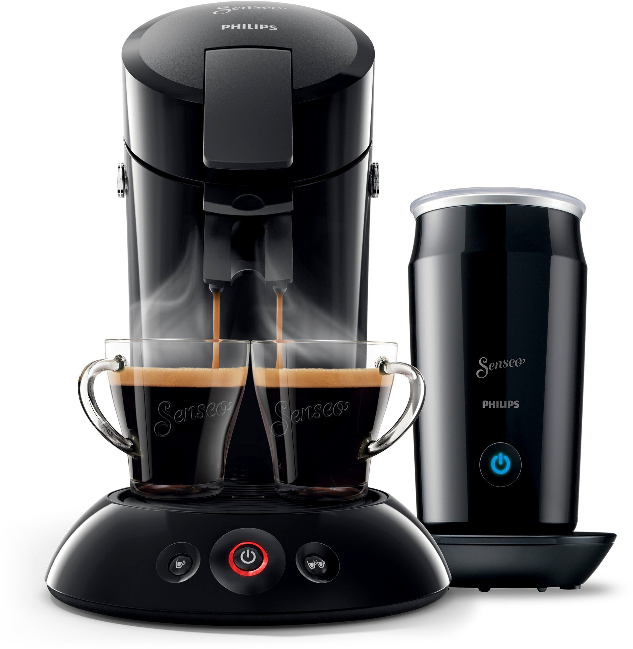 € online im Milchaufschäumer jetzt von Kaffeepadmaschine bei Senseo UVP inkl. »Original Wert OTTO 79,99 Philips HD6553/65«,