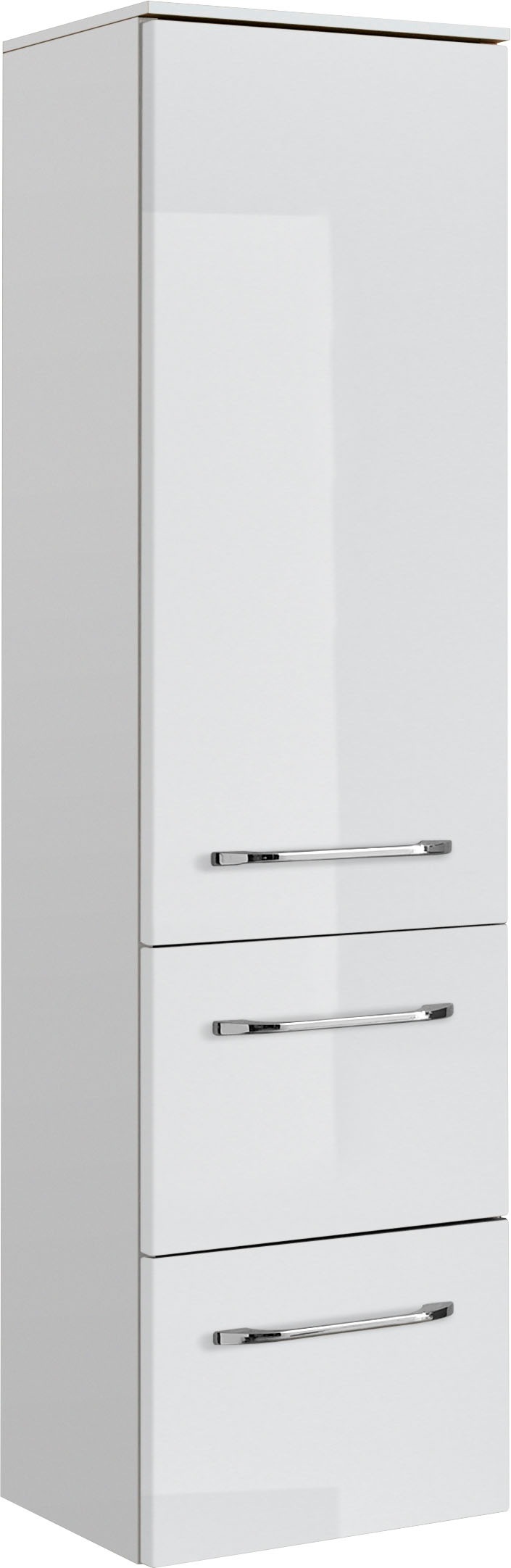 Saphir Badmöbel-Set »Balto Sprint 4-teilig, Mineralmarmor-Waschtisch mit LED-Spiegelschrank«, (5 St.), Unterschrank, Midischrank, inkl. Türdämpfer, 5 Türen, 5 Schubladen