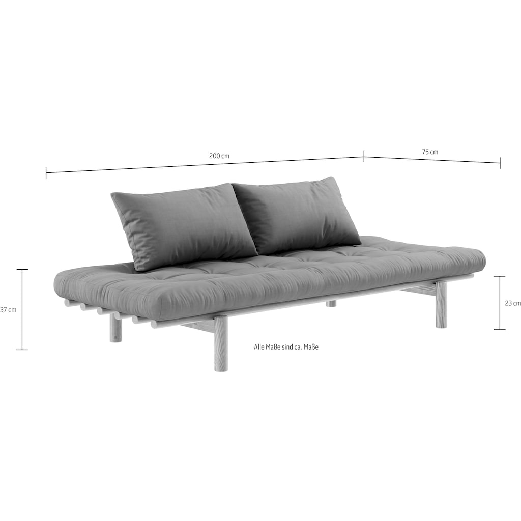 Karup Design Daybett »Pace«, (Set, 2 tlg.), aus massiven Kiefernholz, inkl. Futonmatratze