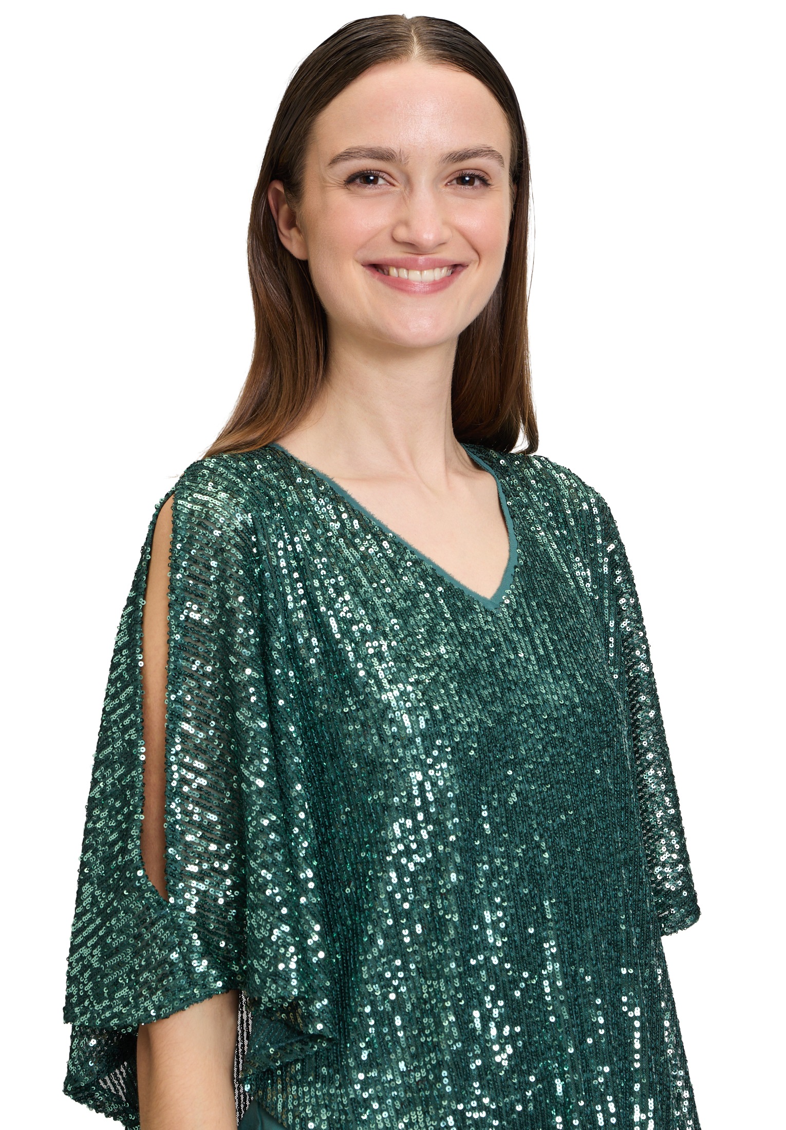 Vera Mont Klassische Bluse »Blusenshirt mit Pailletten«