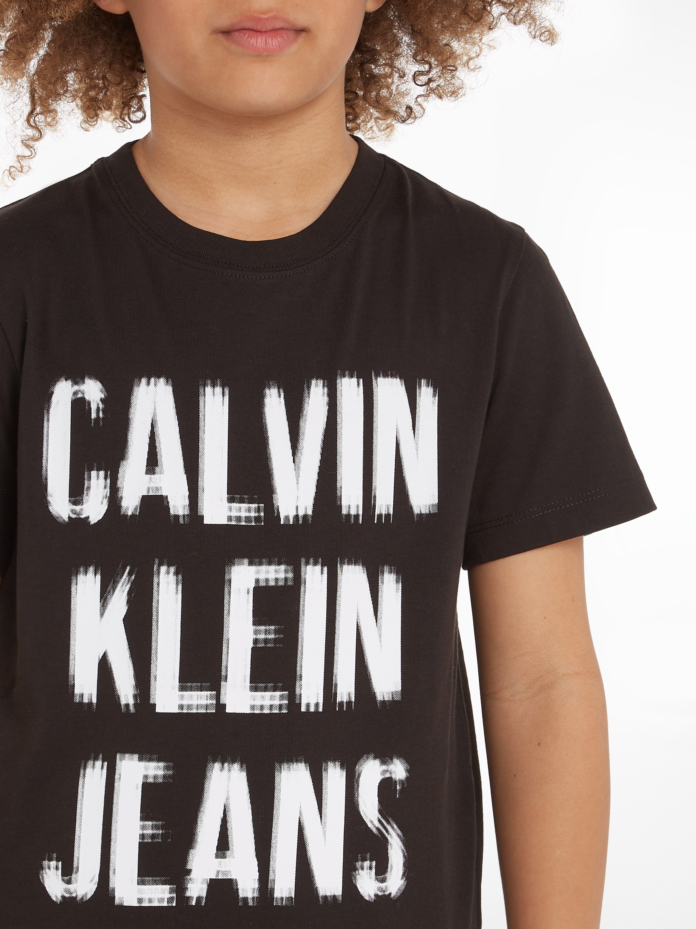 Klein OTTO | SS mit Logodruck LOGO Jeans RELAXED »PIXEL T-Shirt T-SHIRT«, Calvin