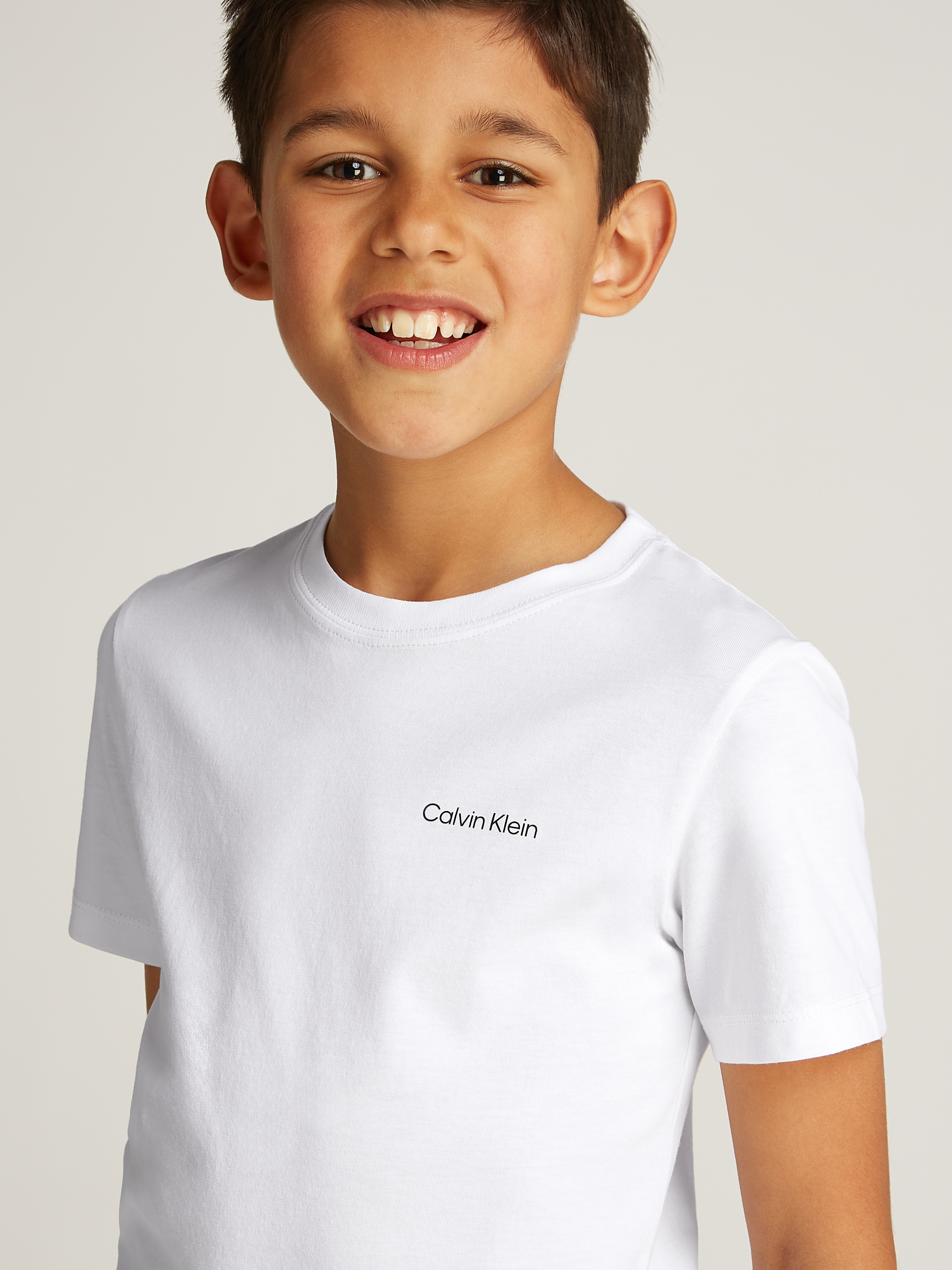 Calvin Klein Jeans T-Shirt »Chest Inst.Logo Ss T-Shirt«, für Kinder bis 16 Jahre und mit Logoschriftzug
