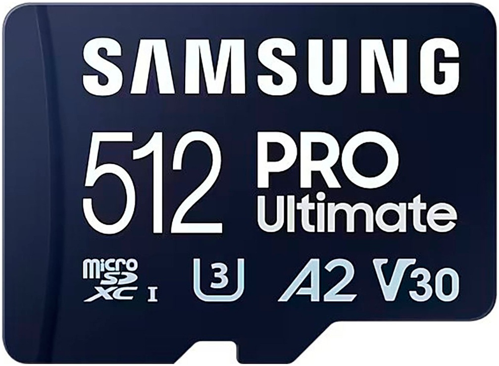 Samsung Speicherkarte »PRO Ultimate MicroSD UHS-I 512 GB«, (Video Speed Class 30 (V30)/UHS Speed Class 3 (U3) 200 MB/s Lesegeschwindigkeit)