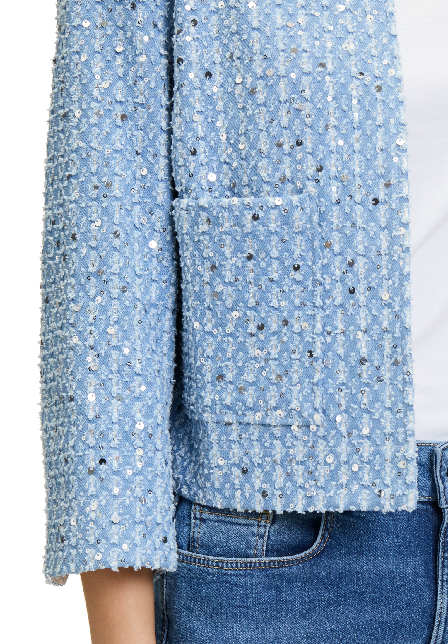 Cartoon Jackenblazer »Blazer-Jacke mit Pailletten«