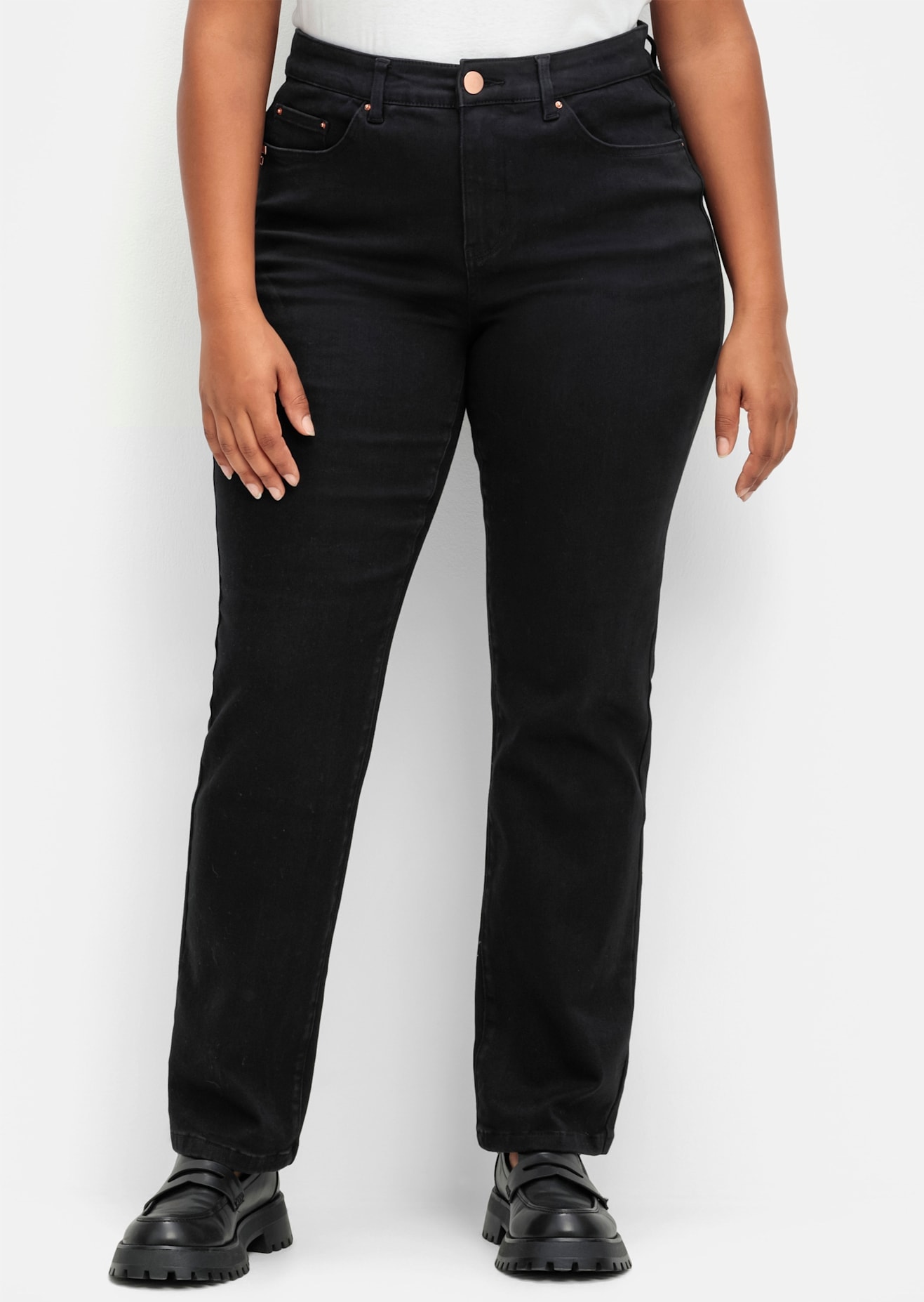 Sheego Bequeme Jeans, (1 tlg.)