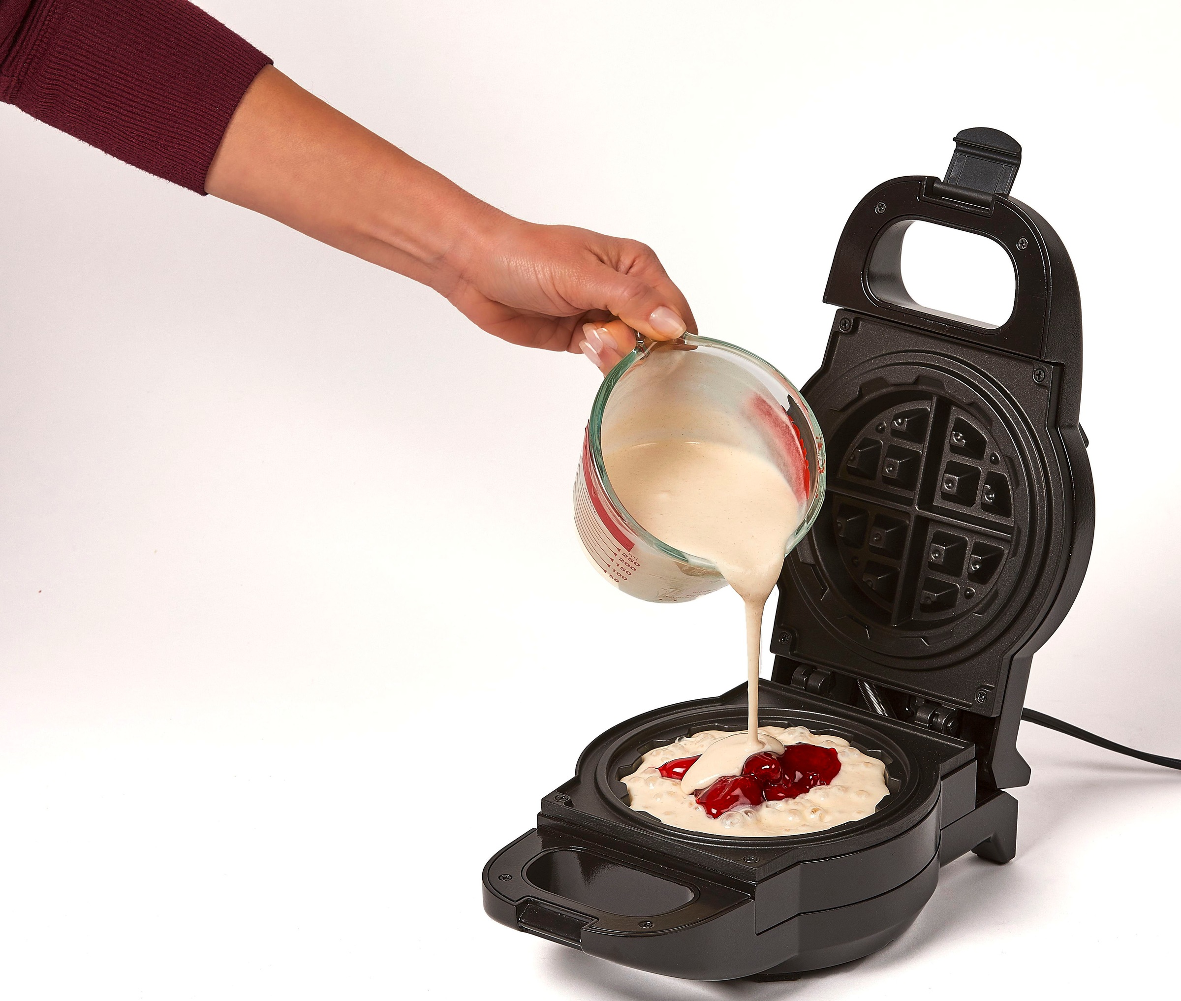 MediaShop Waffeleisen »M35524 PowerXL Waffle Star«, 1090 W, mit Backampel, 18 cm