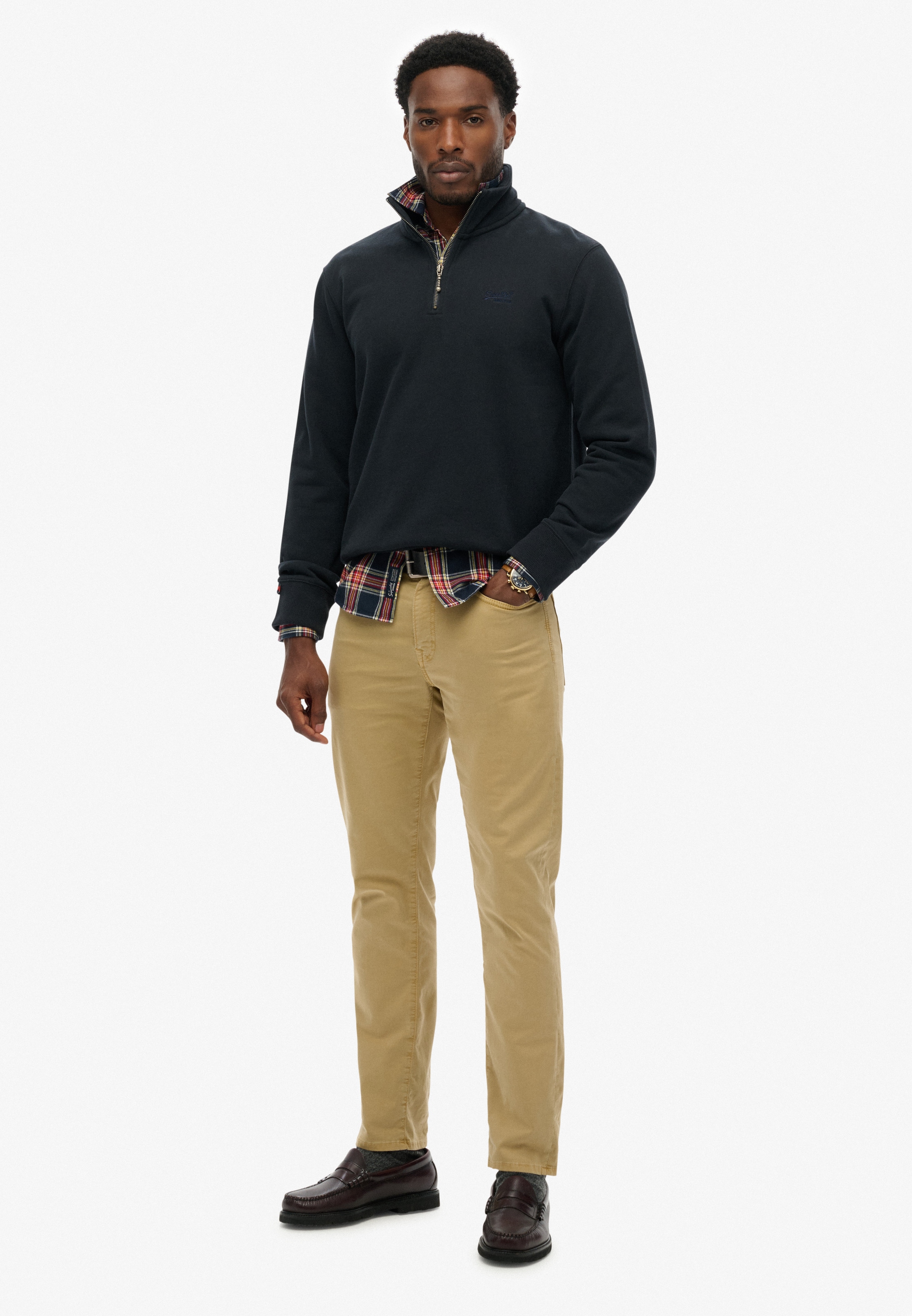 Superdry Sweatshirt »ESSENTIAL LOGO HENLEY«
