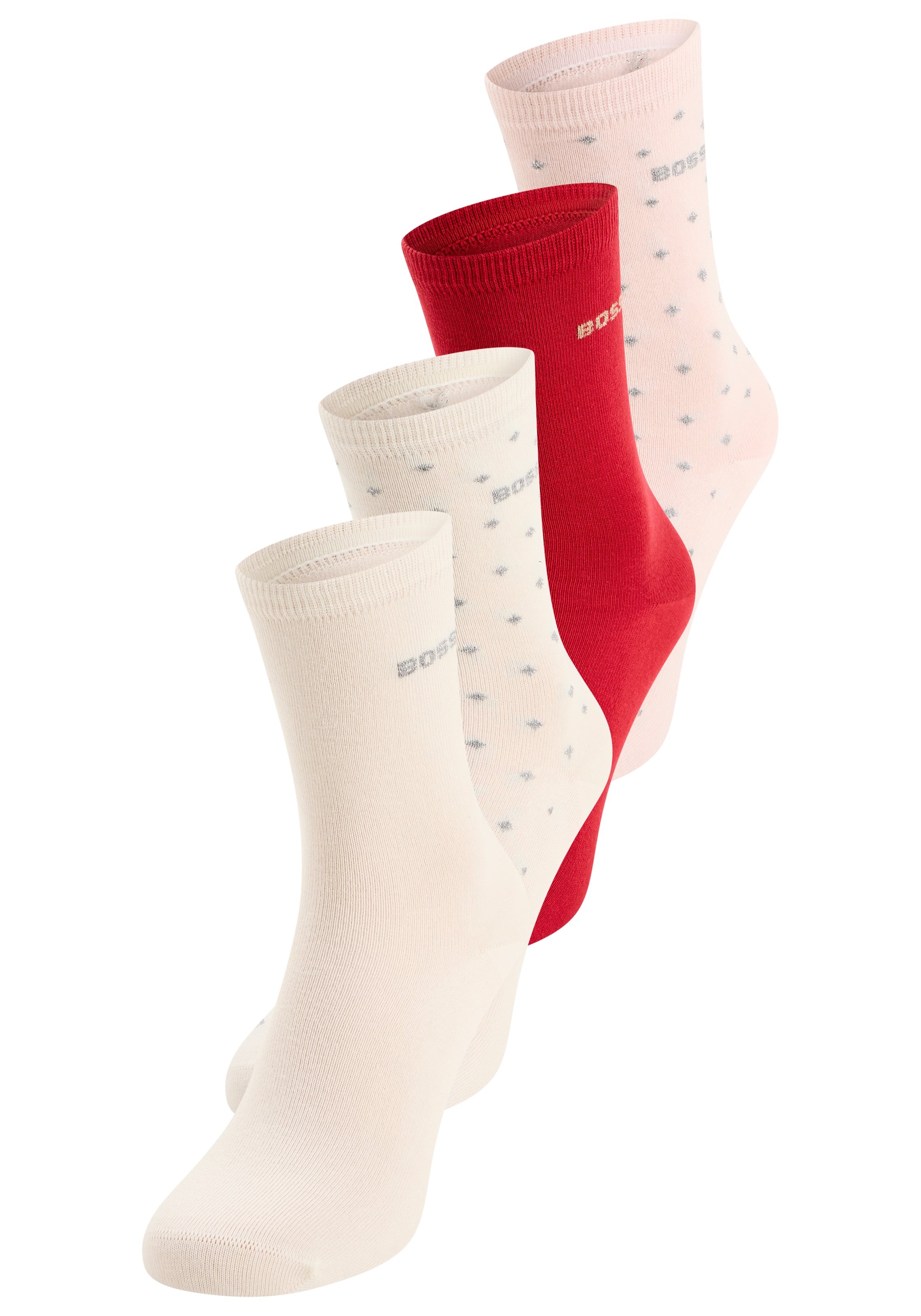 BOSS Socken »4P RS Gift Shine CC« 4 Paar tlg.