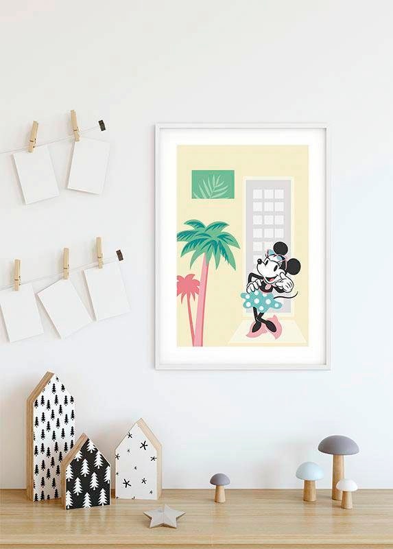 Komar Poster »Minnie Mouse Palms«, Disney, (1 St.), Kinderzimmer, Schlafzimmer, Wohnzimmer