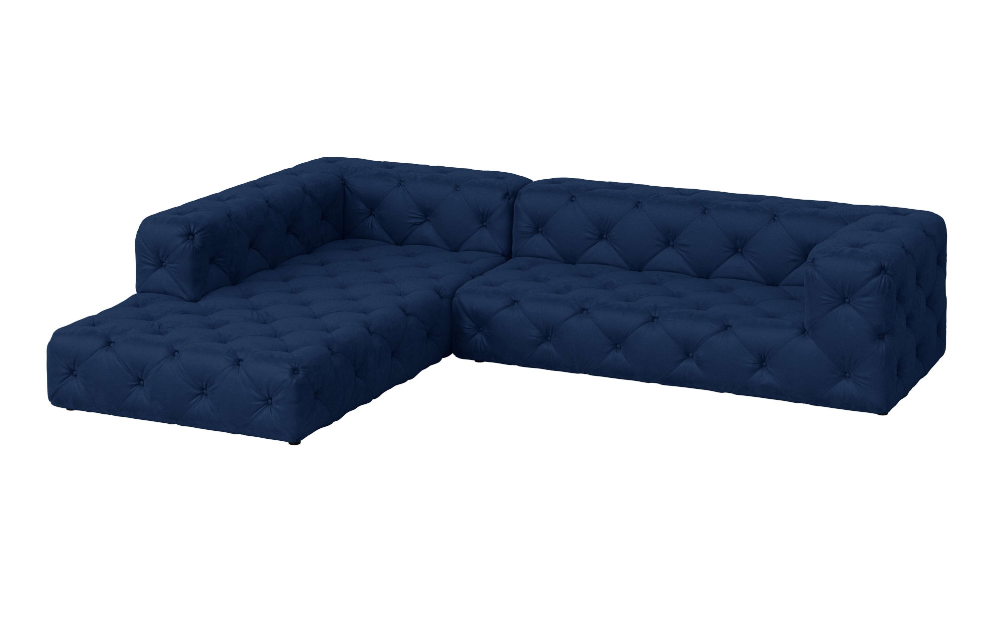 Home affaire Ecksofa »FOLLINA« L-Form, mit klassischer Chesterfield-Knopfheftung
