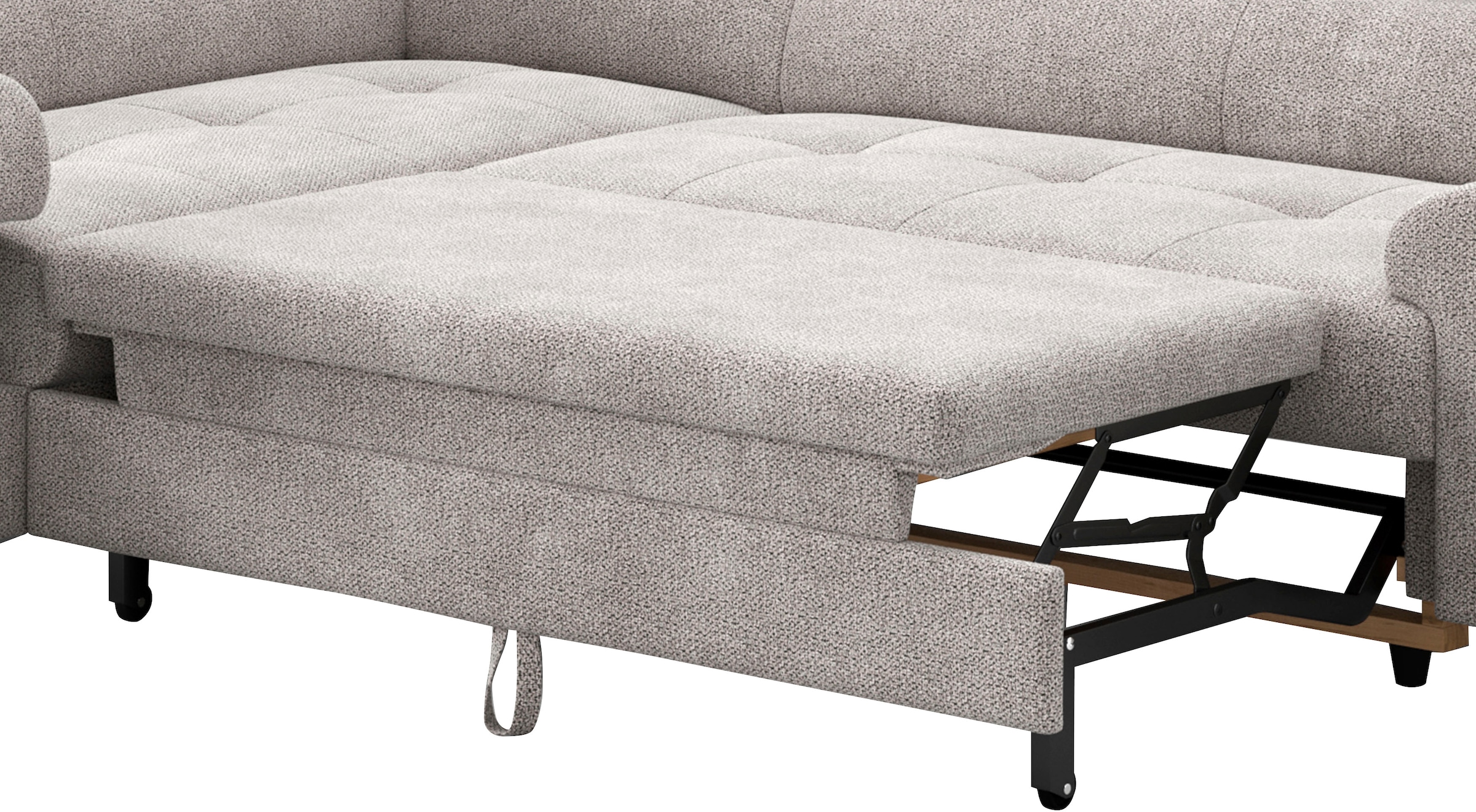 COTTA Ecksofa »Aura L-Form«, mit Schlaffunktion, Bettkasten und Kopfteilverstellung
