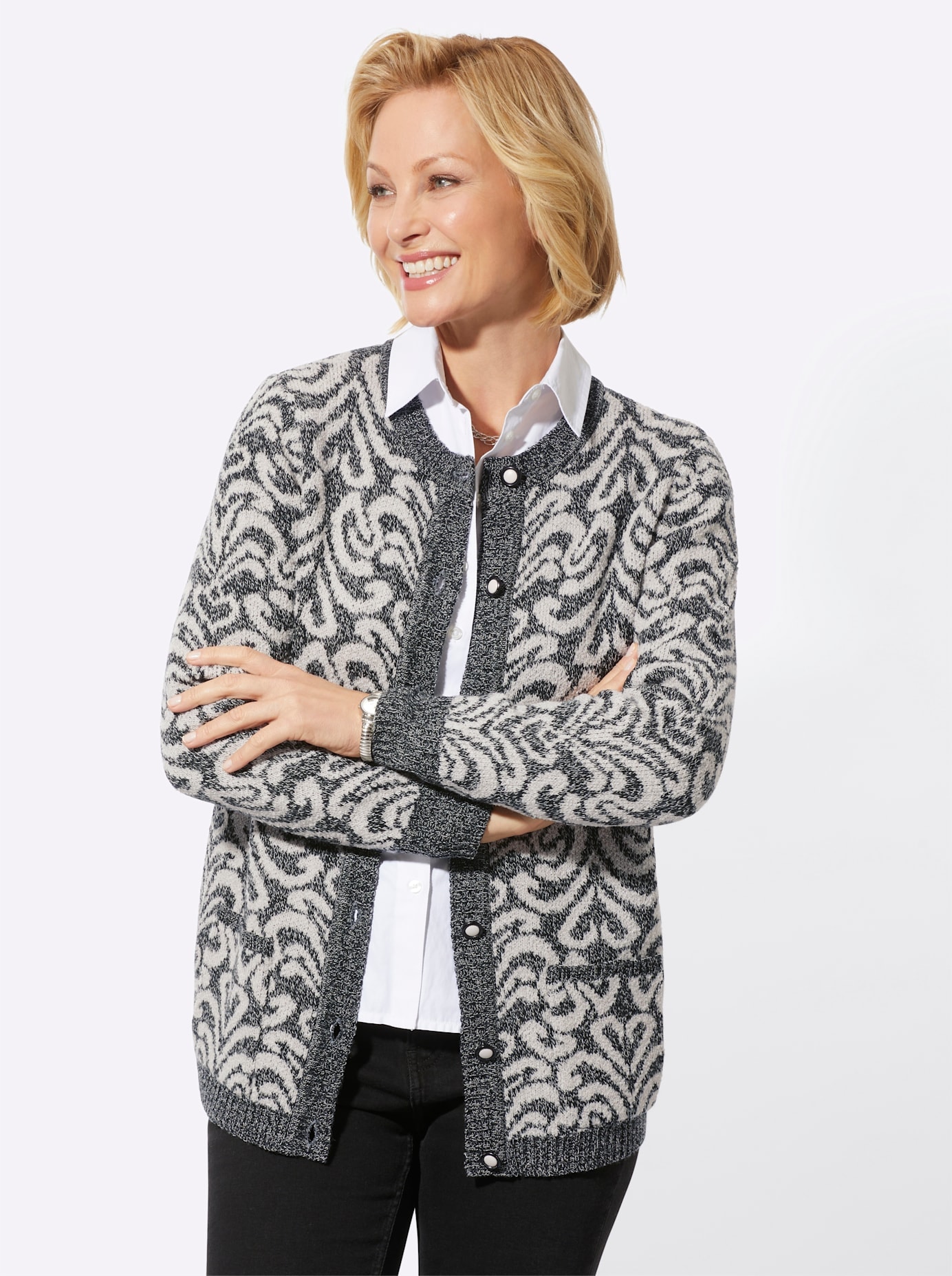 Classic Basics Strickjacke