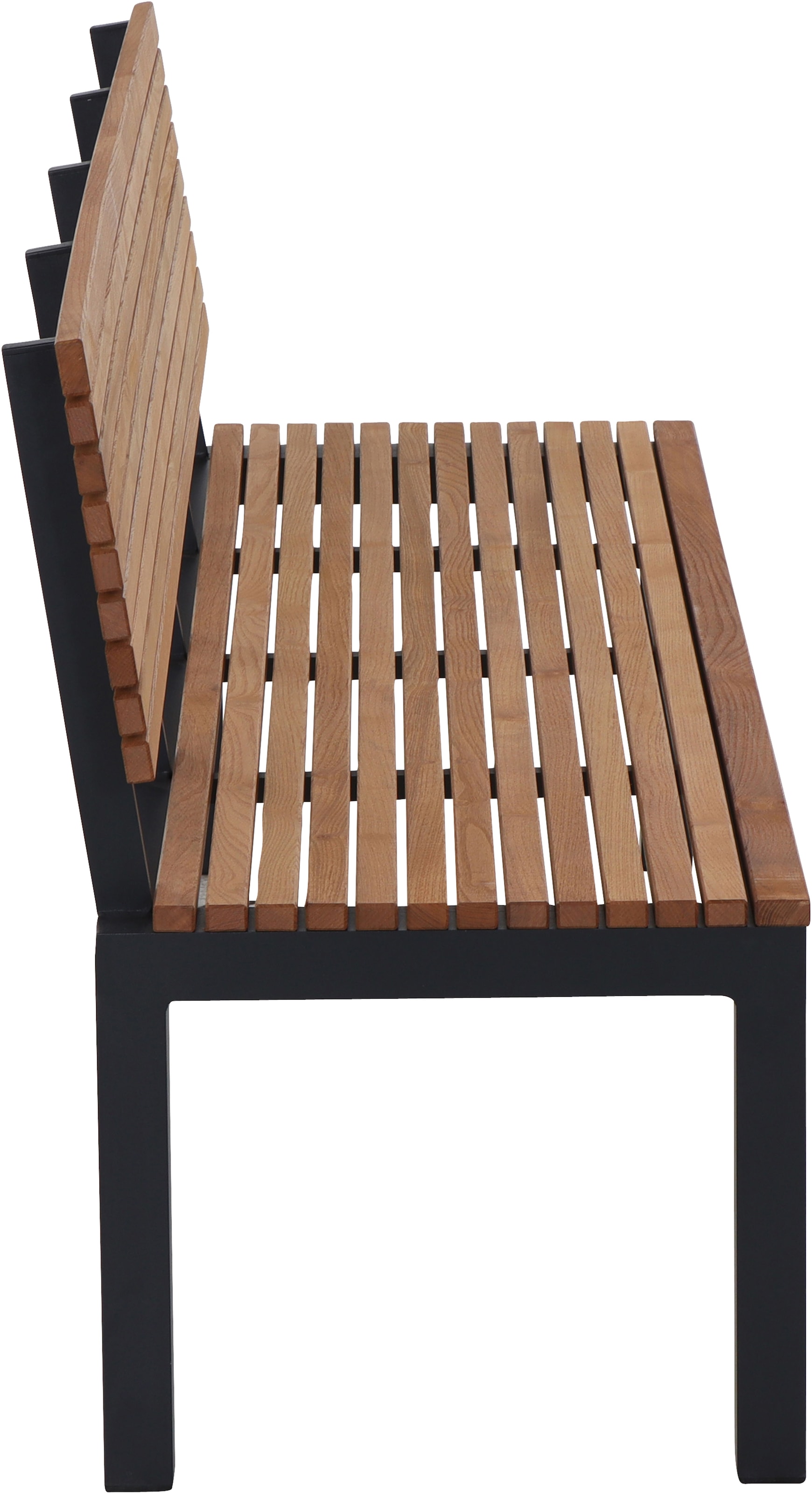 Siena Garden Gartenbank »Bozen 3er Aluminiumgestell anthrazit Robininenholz« Flächen aus Robinienholz FSC® 100%