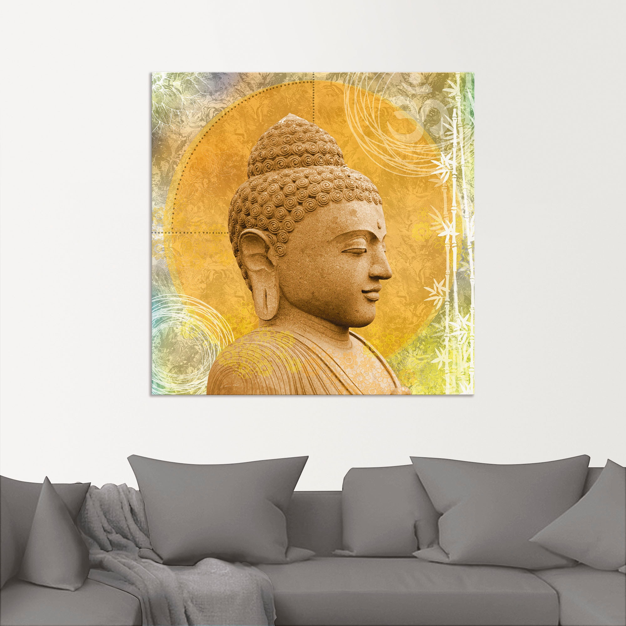 Artland Wandbild »Buddha II« Spa 1 Stk. tlg. als Alubild, Outdoorbild, Leinwandbild, Wandaufkleber, versch. Größen