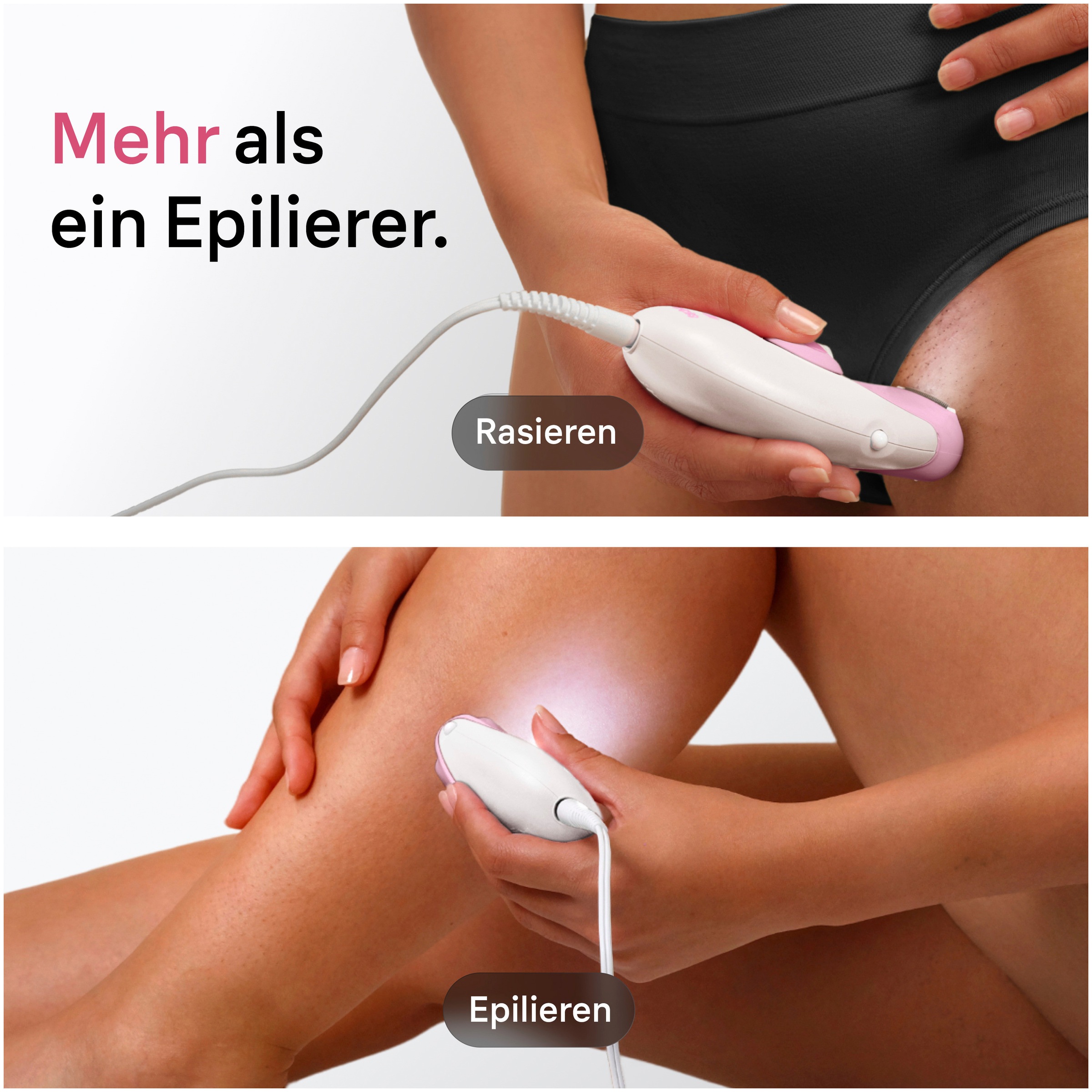 Braun Epilierer »Silk-épil 3 SE3-031« Langanhaltend glatte Haut, inkl. Rasieraufsatz und Trimmerkamm