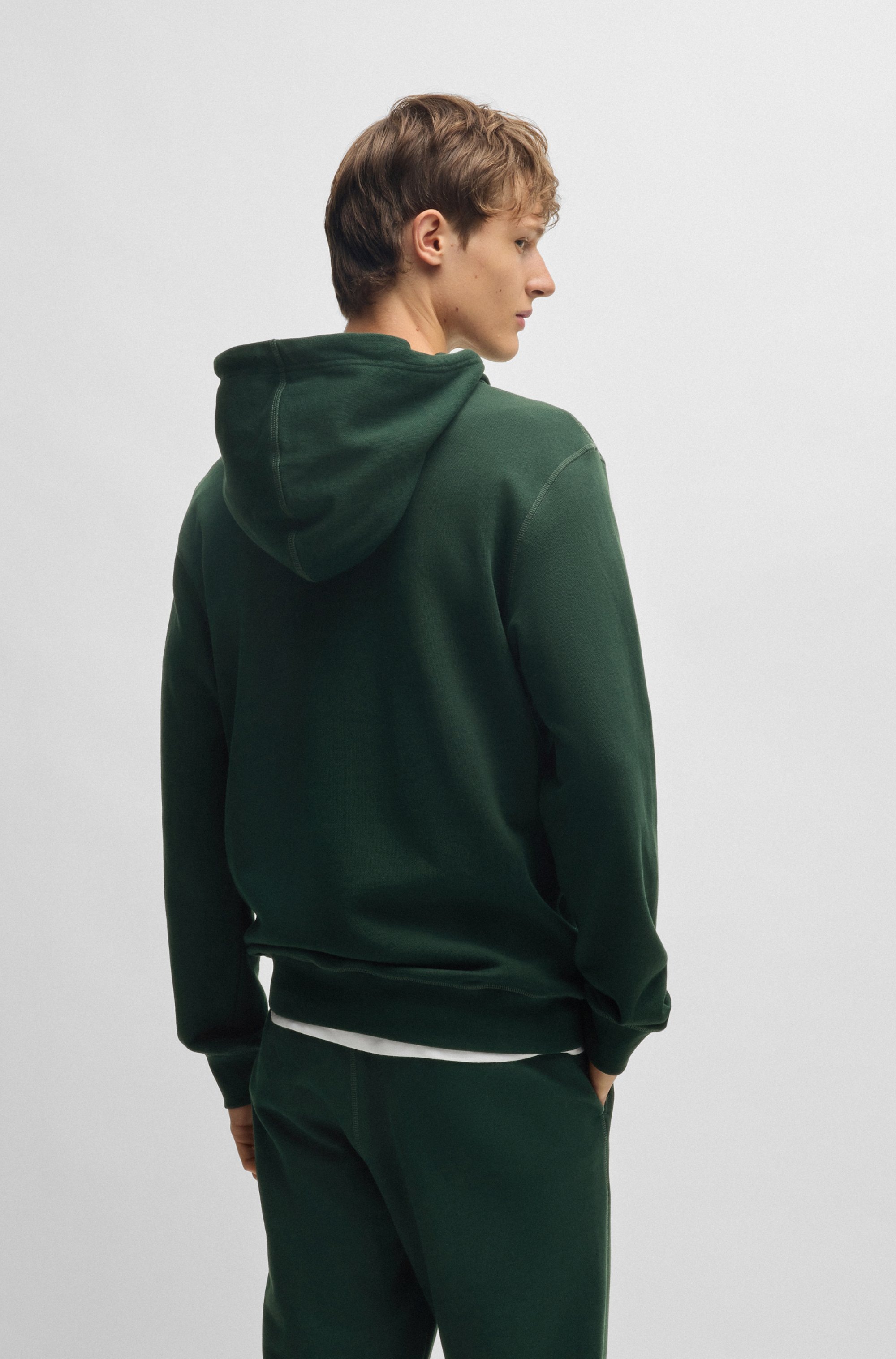 BOSS ORANGE Kapuzensweatshirt »Wetalk«, mit gesticktem BOSS Markenlabel