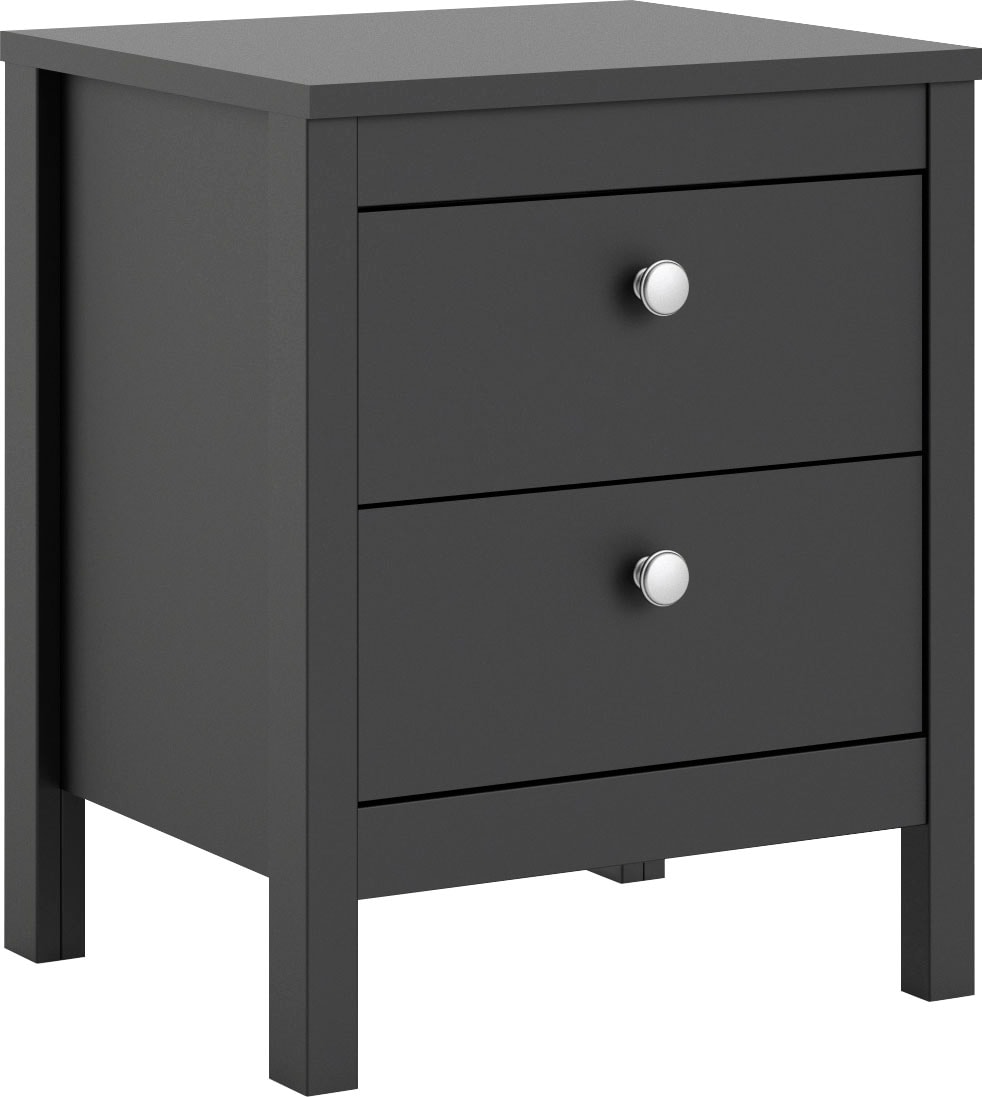 Home affaire Nachttisch »Nachtkommode, Nachtschrank, Beistelltisch« mit 2 Schubladen, Breite 44 cm, Höhe 54 cm