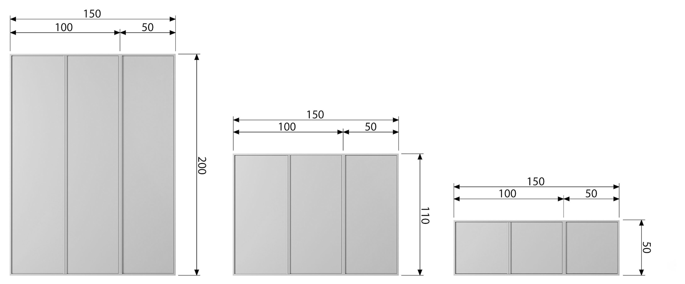 WOOOD Garderobenschrank »Daily«, H 200 cm x B 100 cm x T 58 cm