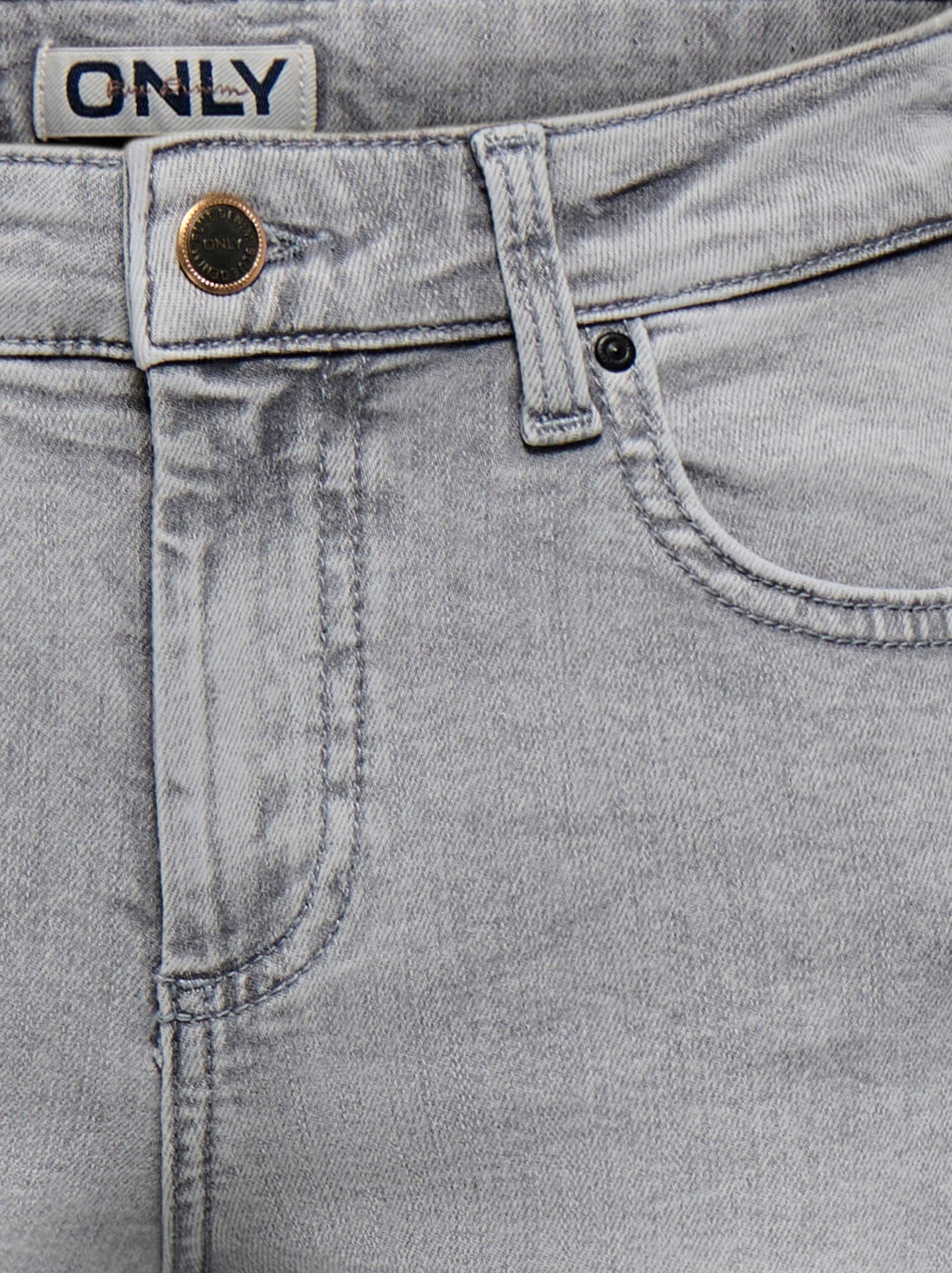 ONLY Bootcut-Jeans »ONLBLUSH MID WAIST FLARED DNM REA1099« mit dezentem Used-Look