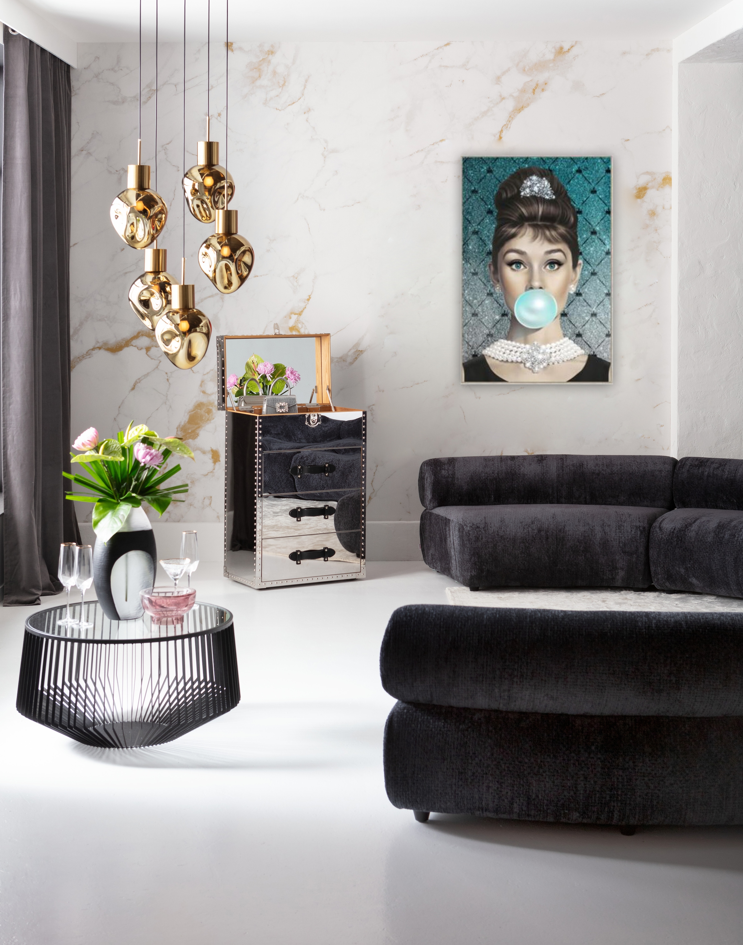 Kare Design Bild mit Rahmen