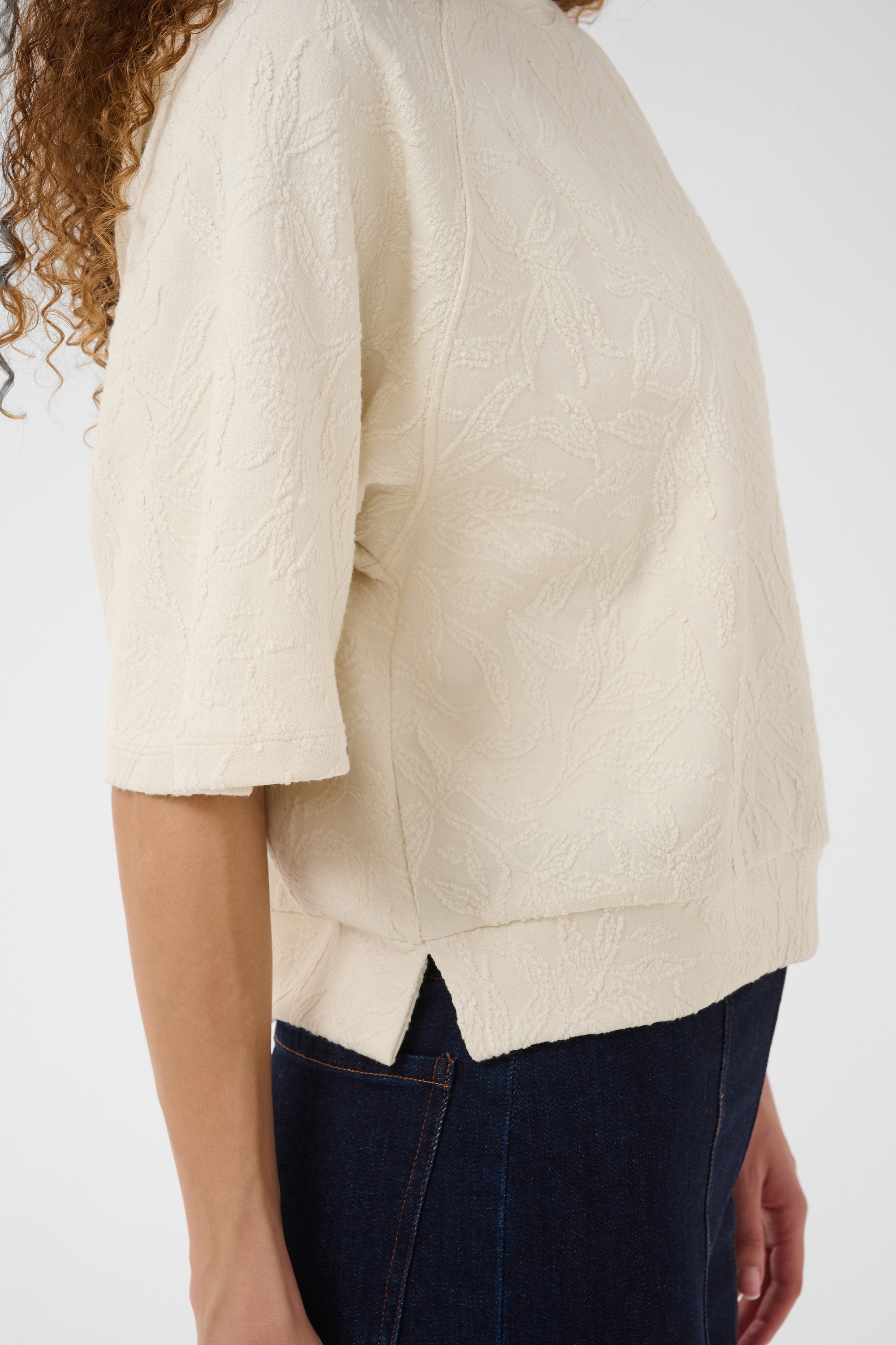 Saint Tropez Strickpullover »Damen Sweatshirt SweeneySZ«