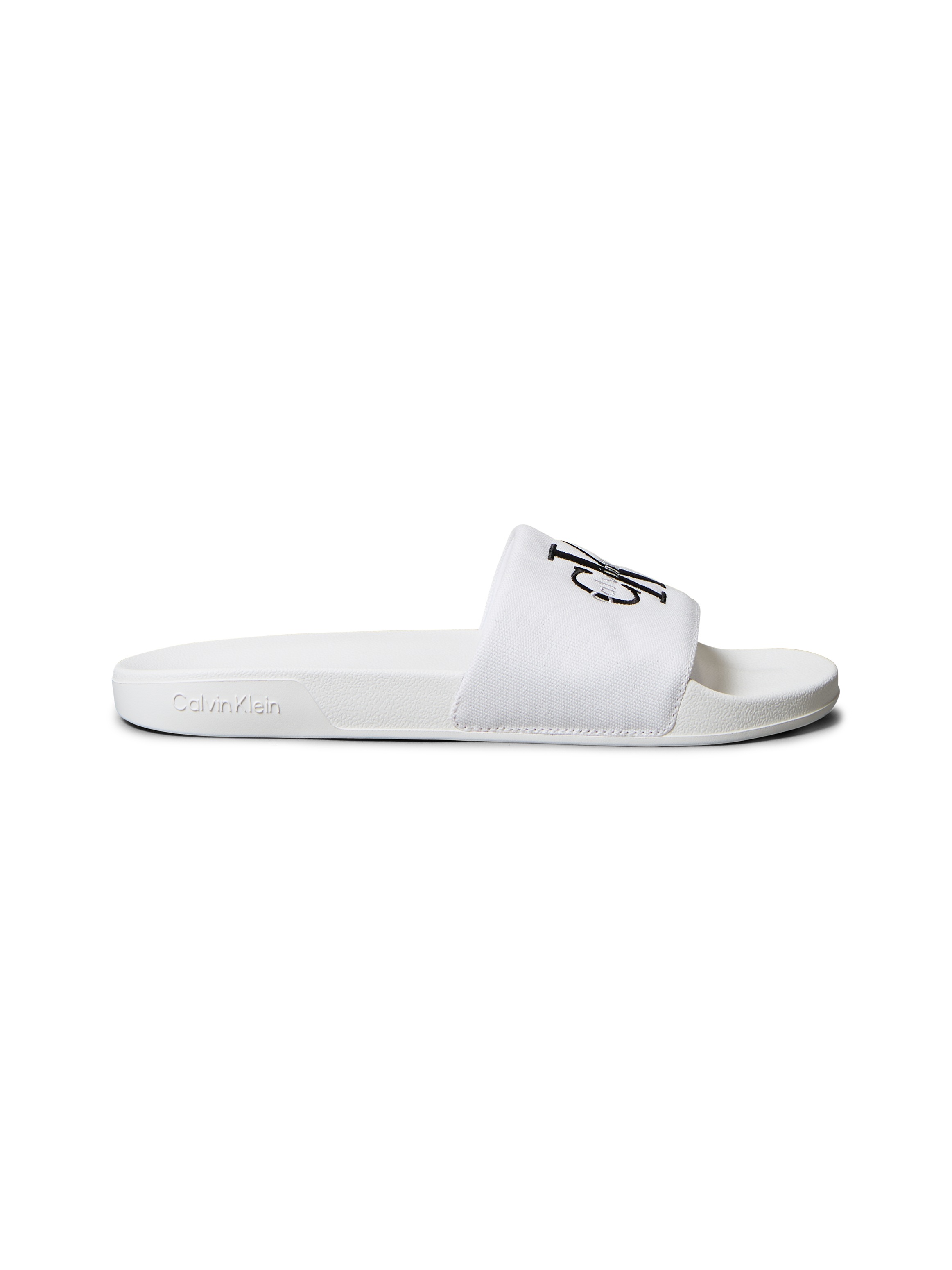 Calvin Klein Jeans Pantolette »ESS SLIDE CV«  Badeschuh, Flat, Poolslides mit Logoschriftzug
