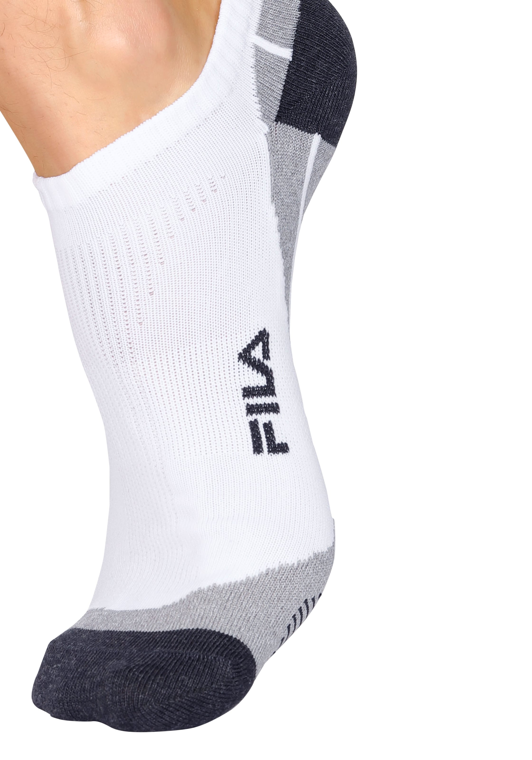 Fila Sneakersocken »UNISEX UNISEX INVISIBLE MULTISPORT SOCKS«, (3 Paar), mit eingestricktem Schriftzug