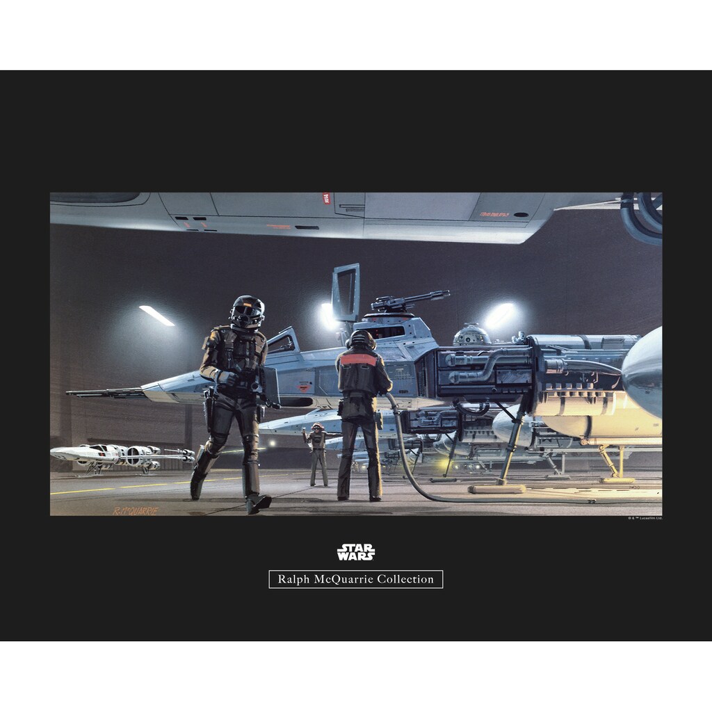 Komar Poster »Star Wars Classic RMQ Yavin Y-Wing«, Star Wars, (1 St.)