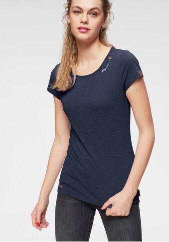 Ragwear T-Shirt »MINT O«, mit Logoschriftzug und Zierknopf-Applikation in natürlicher... kaufen