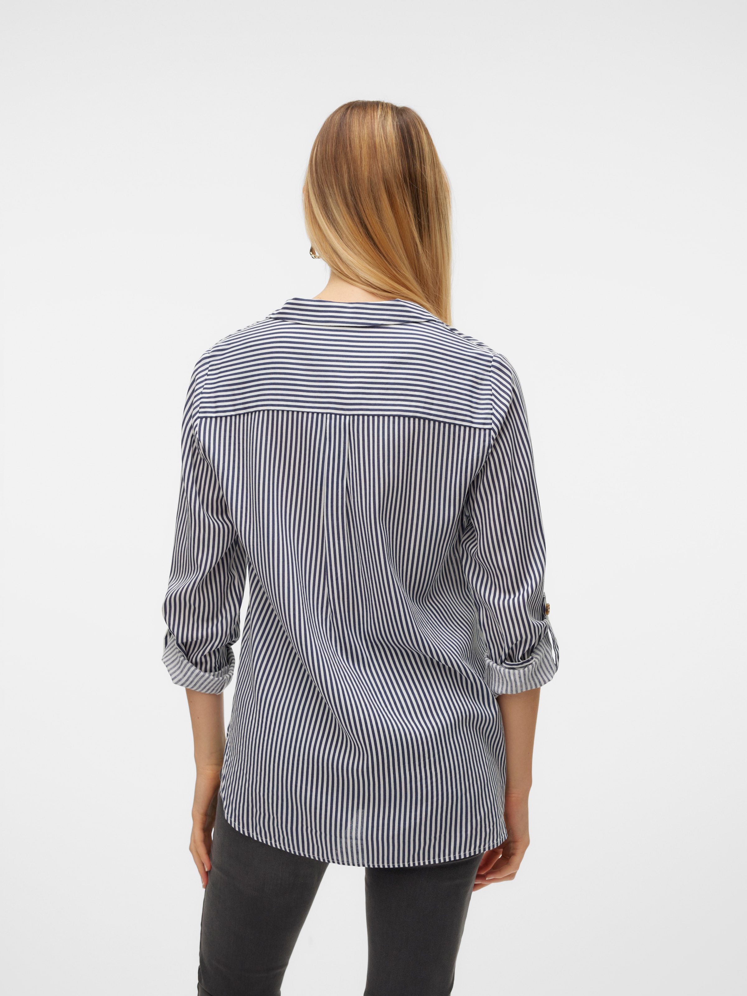 Vero Moda Hemdbluse »VMBUMPY L/S SHIRT NEW WVN GA NOOS« Viskose, regular fit