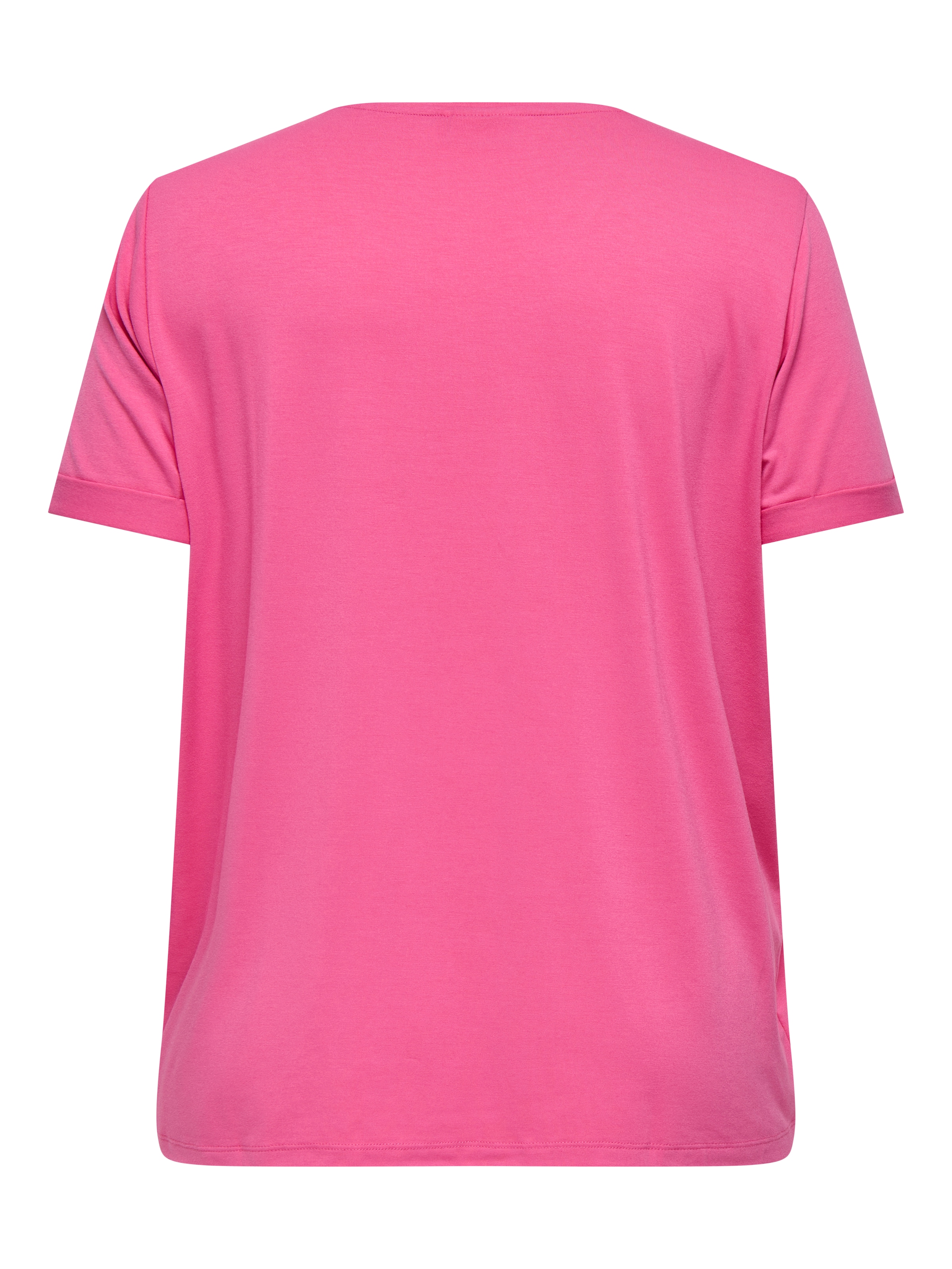 ONLY CARMAKOMA Kurzarmshirt »CARMOSTER S/S FOLD UP TOP JRS NOOS«