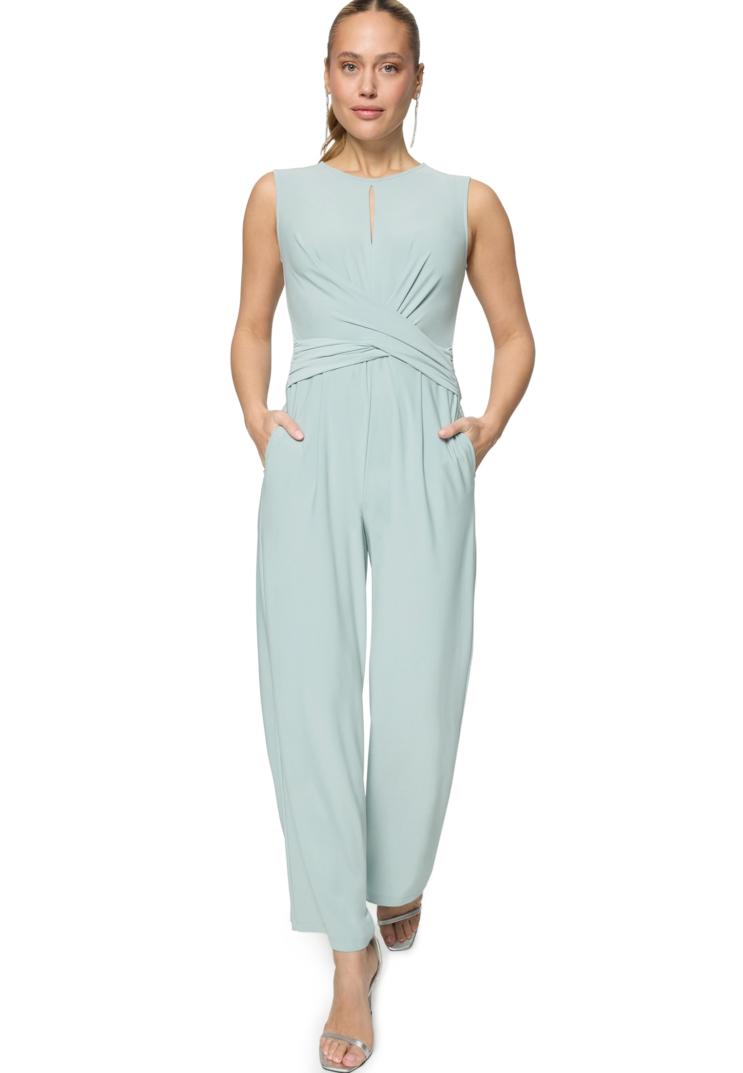 Zero Jumpsuit »Jumpsuit mit Wickeloptik«