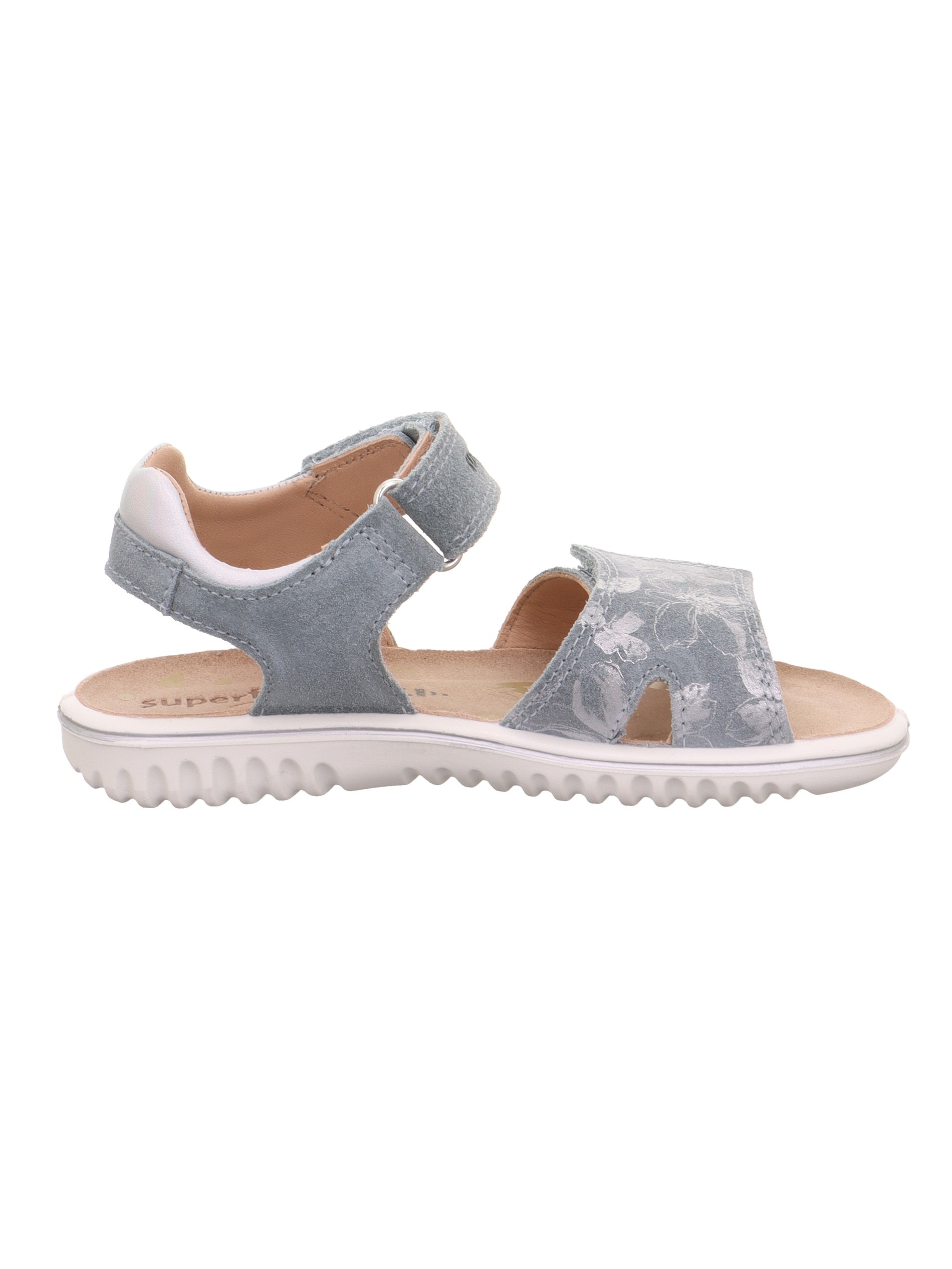 Superfit Sandale »SPARKLE WMS: mittel«  Klett-Sandalette mit Leomuster, Größenschablone zum Download