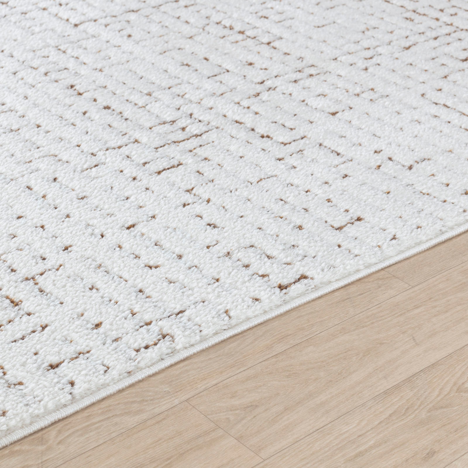 Livabliss Teppich »PRAGUE«, rechteckig, 14 mm Höhe, Skandi Design, Modern Boho Kurzflor Wohnzimmerteppich, Schlafzimmer