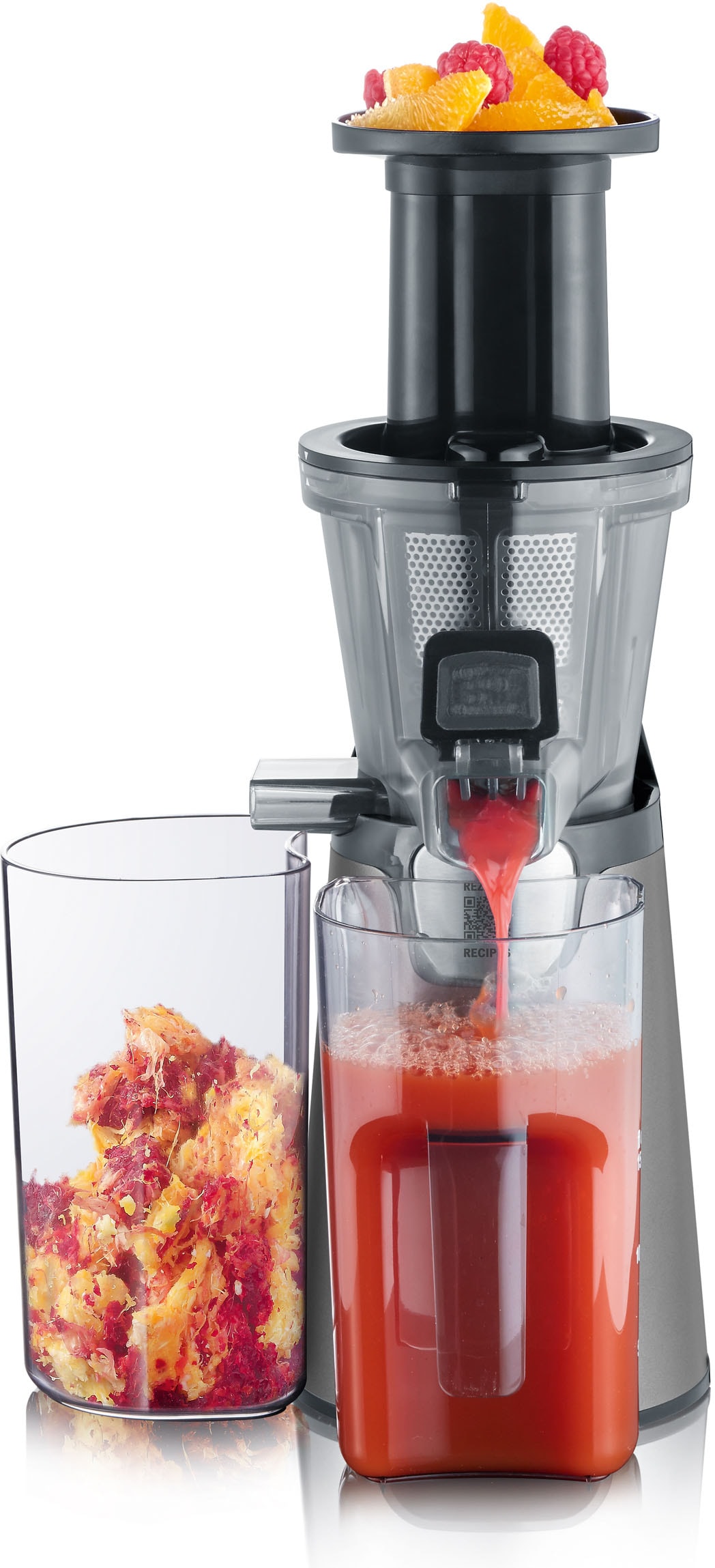 Severin Slow Juicer »ES 3571« 150 W für Säfte, Sorbets, Marmelade uvm., mit Easy-Clean Konzept in schwarz