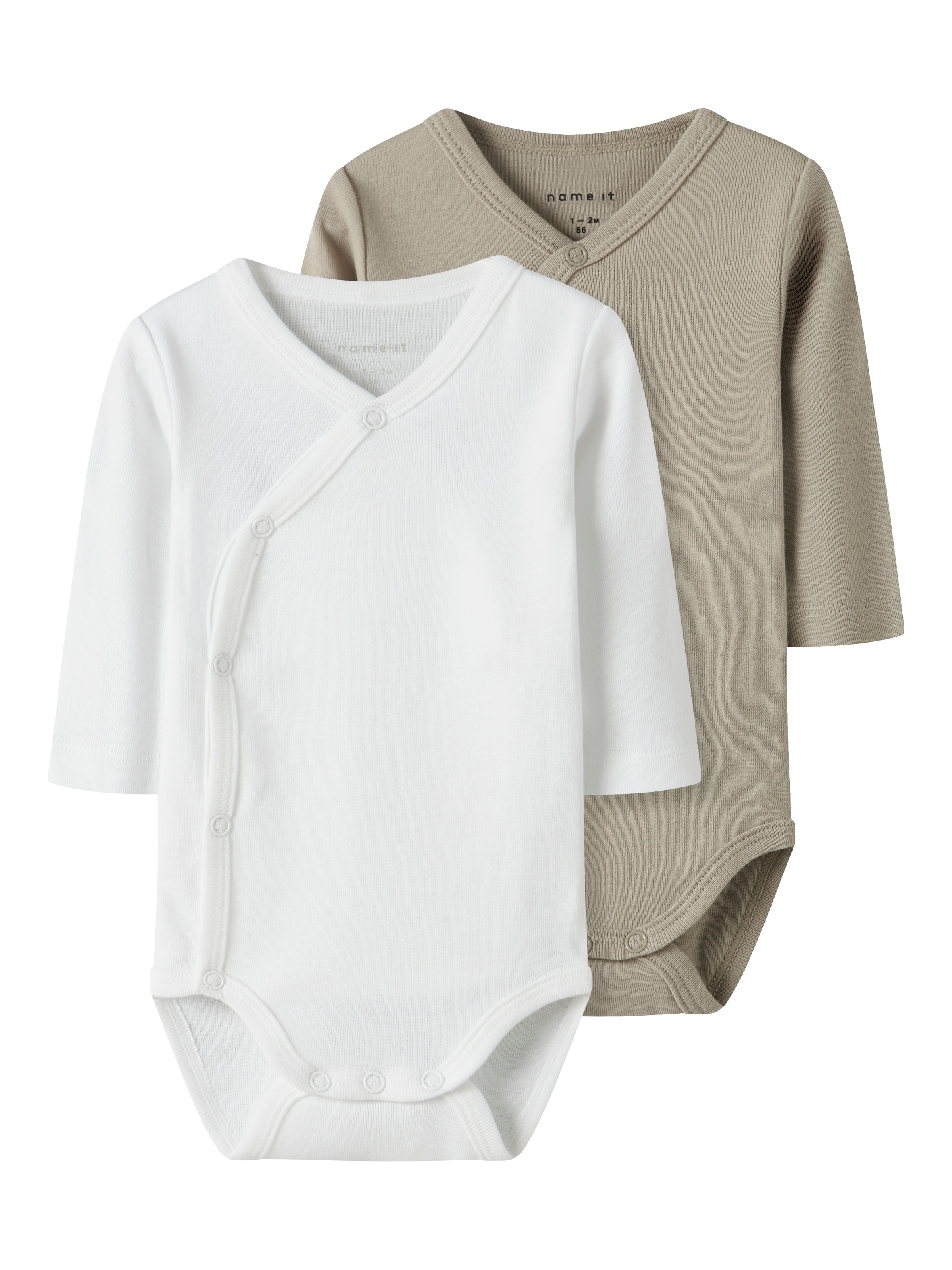Name It Body »NBNBODY 2P LS WRAP SOLID NOOS«