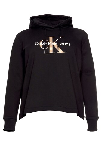 Calvin Klein Jeans Plus Kapuzensweatshirt »PLUS SEASONAL MONOGRAM HOODIE«, mit großem... kaufen