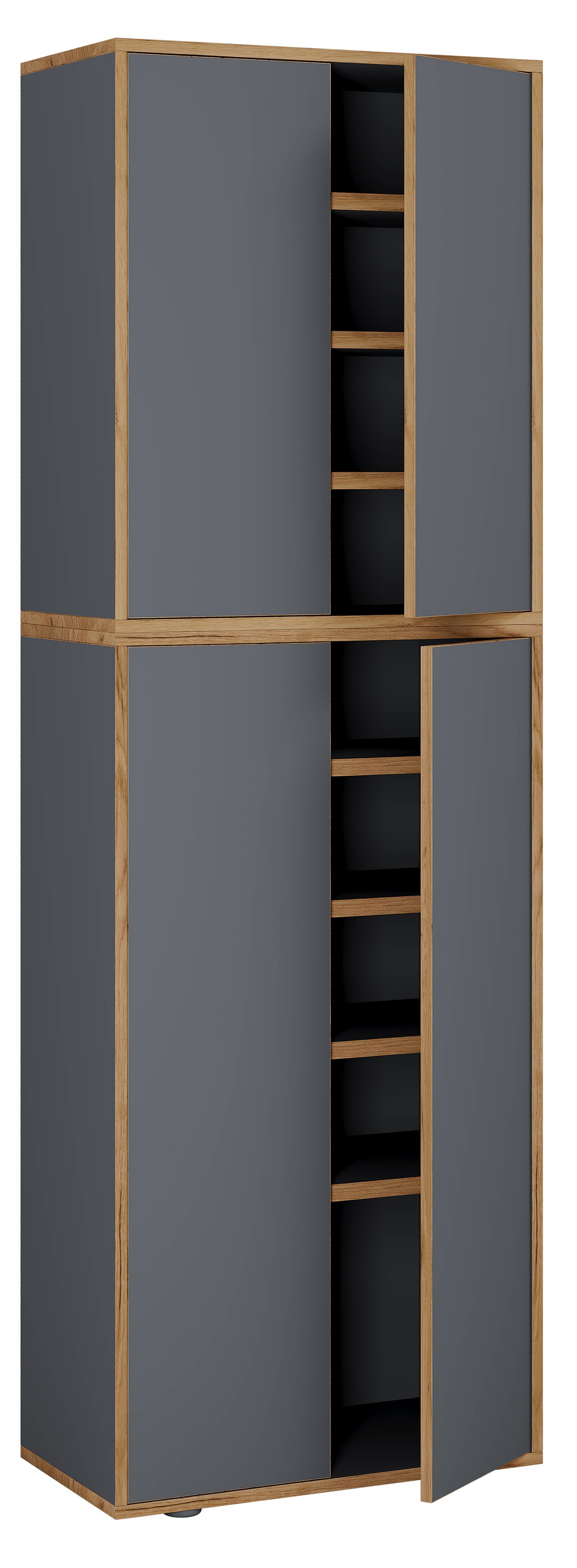 VCM Schuhschrank »XL Holz Großer Schuhschrank Schuhkommode Salia B60«