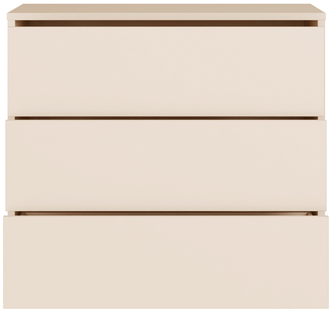 FORTE Kommode »Alice Springs, Kommode, 3 Schubkästen B/H/T 94,8/83,1/41,5« Schubkästen mit Vollauszug, grifflos,Push to open