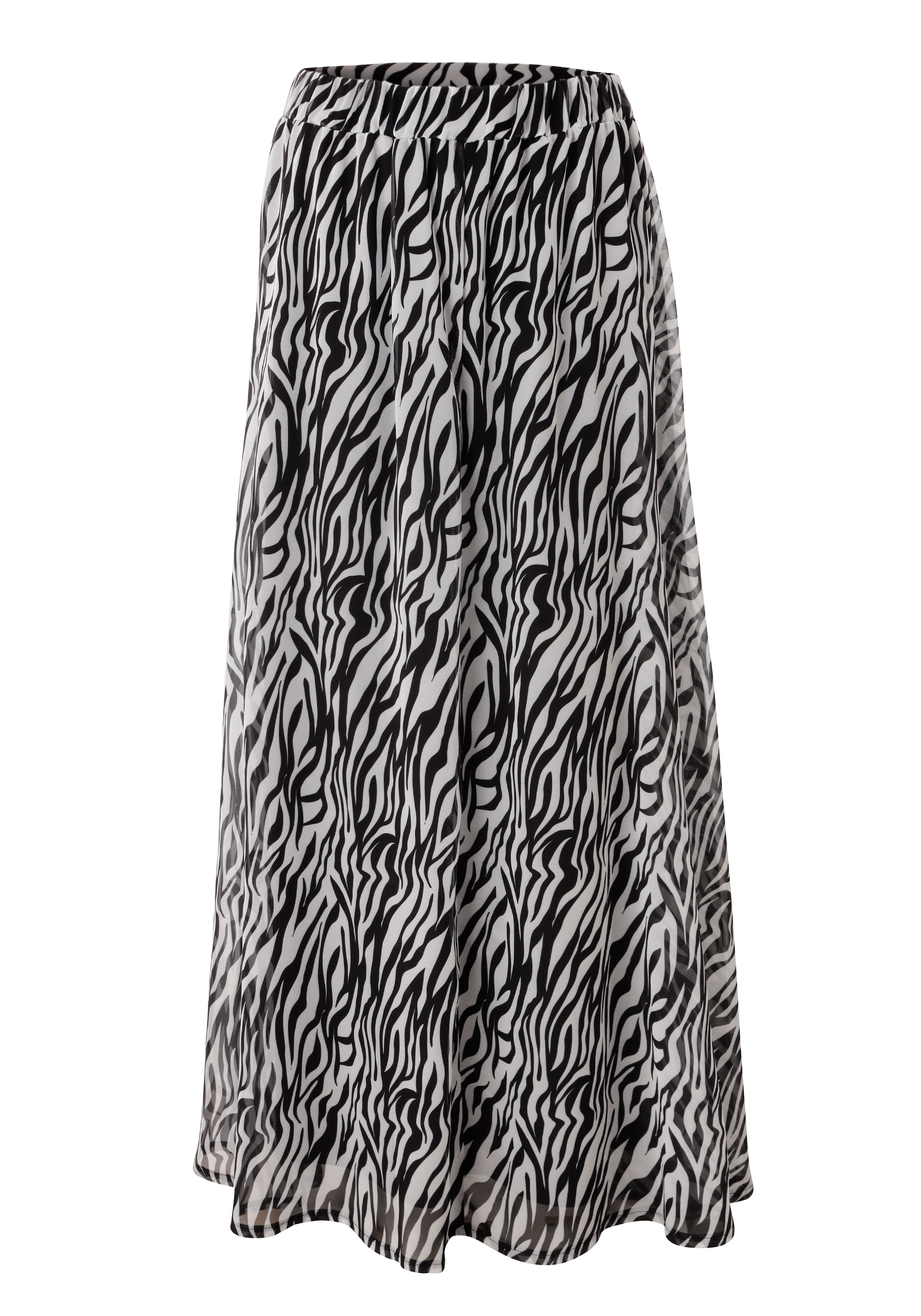 Aniston CASUAL Maxirock im trendigen Zebra-Muster - NEUE KOLLEKTION