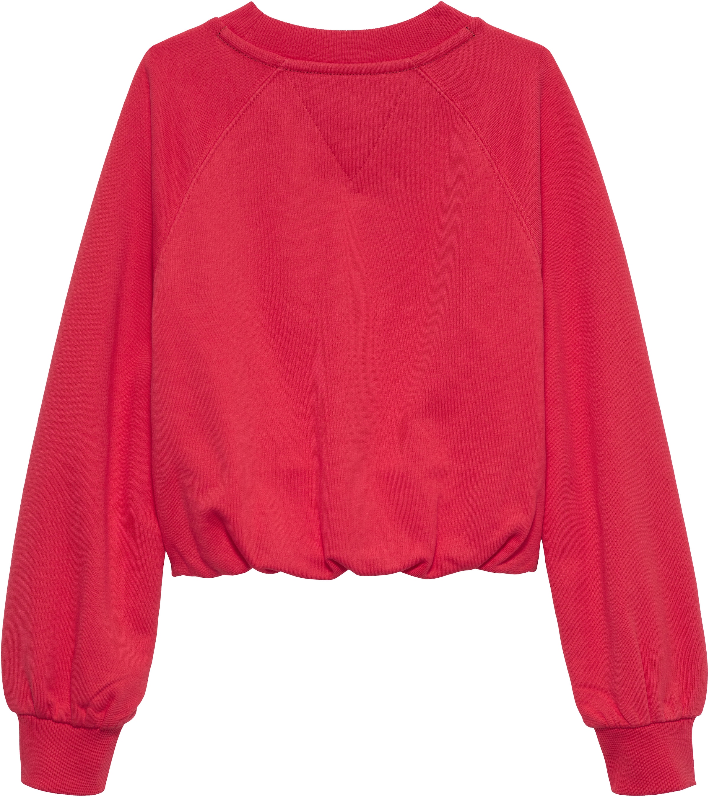 Tommy Hilfiger Sweatshirt »TOMMY WAVE FLAG CREWNECK«, Kinder bis 16 Jahre, verdeckter Saum, relaxed fit
