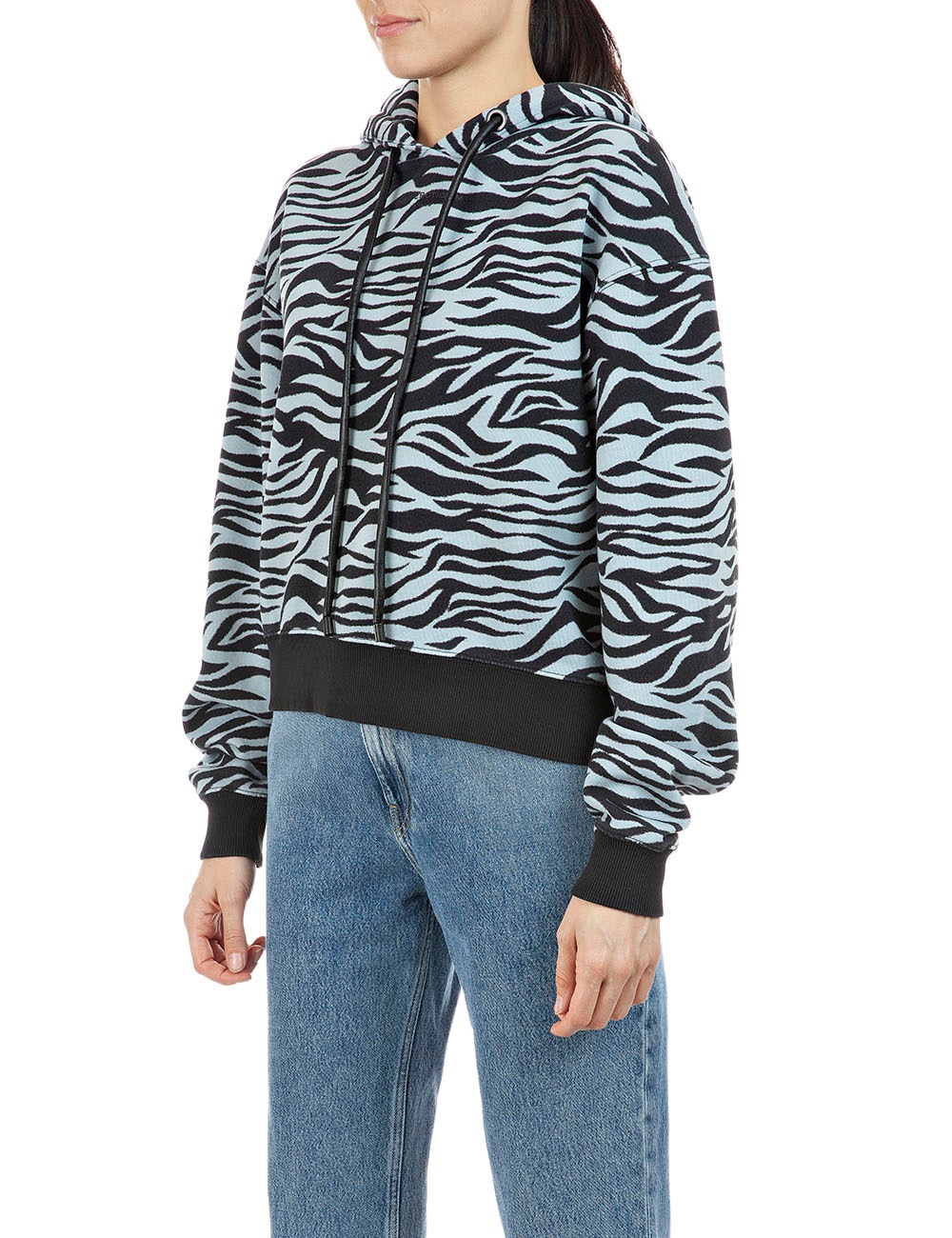 Replay Sweatshirt, cooler Hoodie mit Animal-Print