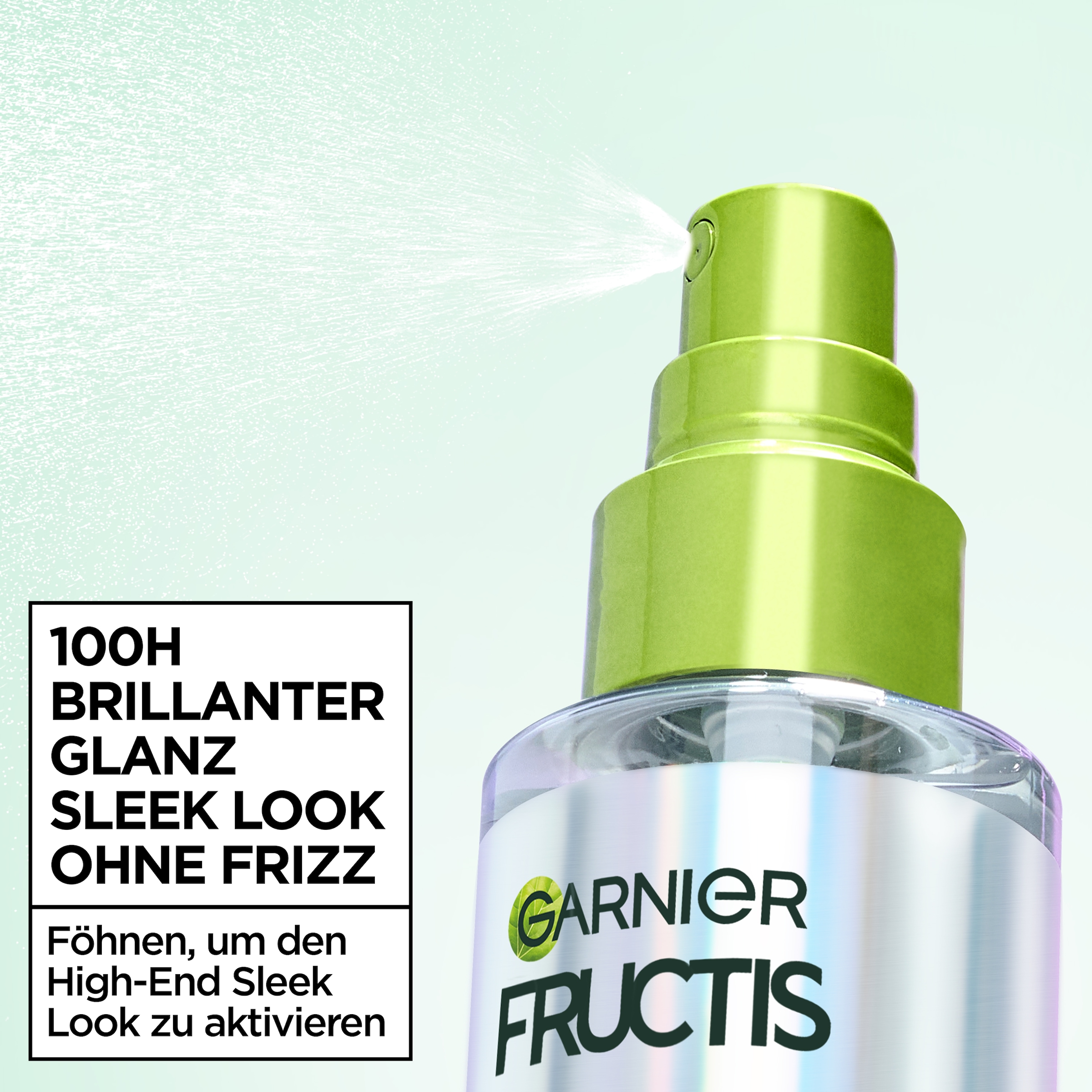GARNIER Haarpflege-Spray »FRUCTIS DIAMOND SLEEK SHINE-COAT GLÄTTUNGSSPRAY« für glattes Haar, mit Diamond Sleek Shine-Coat Formel, nicht fettend