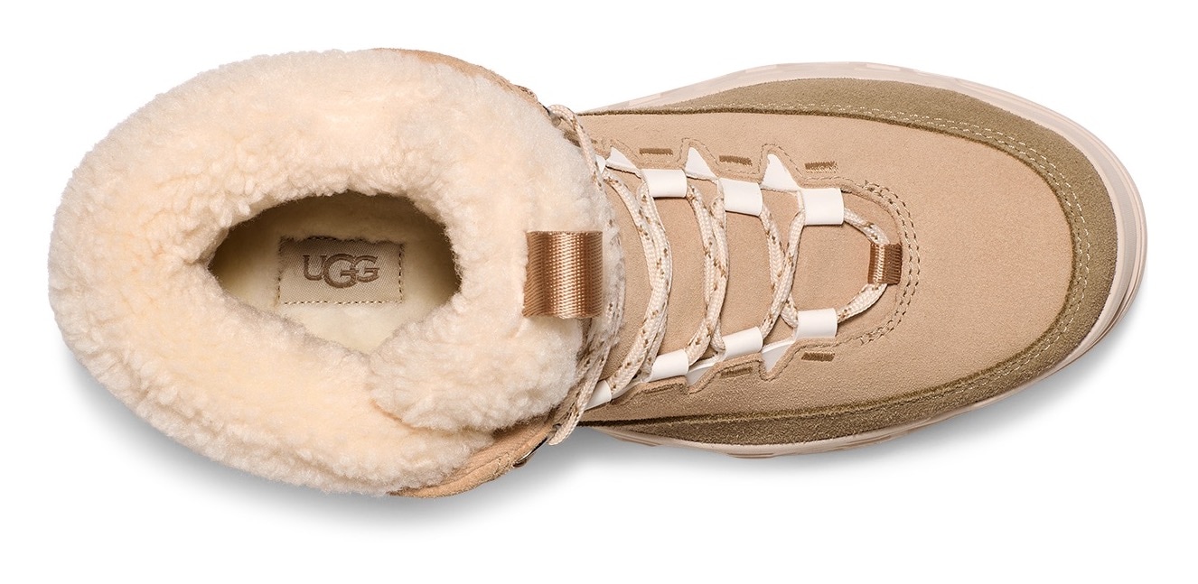 UGG Winterboots »TERRE TRAIL COZY LACE«, Plateaboots, Winterboots mit gepolstertem Schaftrand